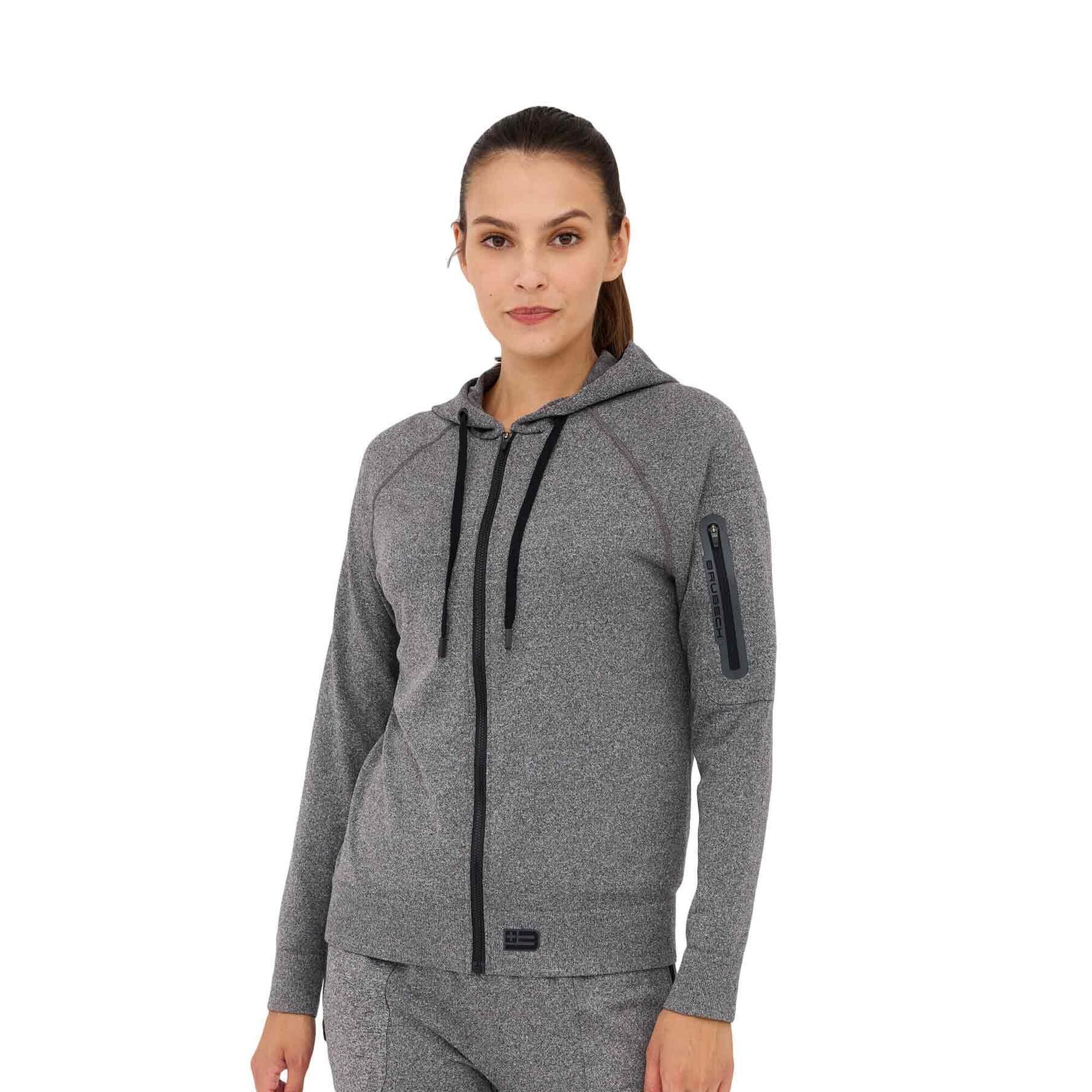 Bluza damska wełniana z kapturem Brubeck OUTDOOR MERINO