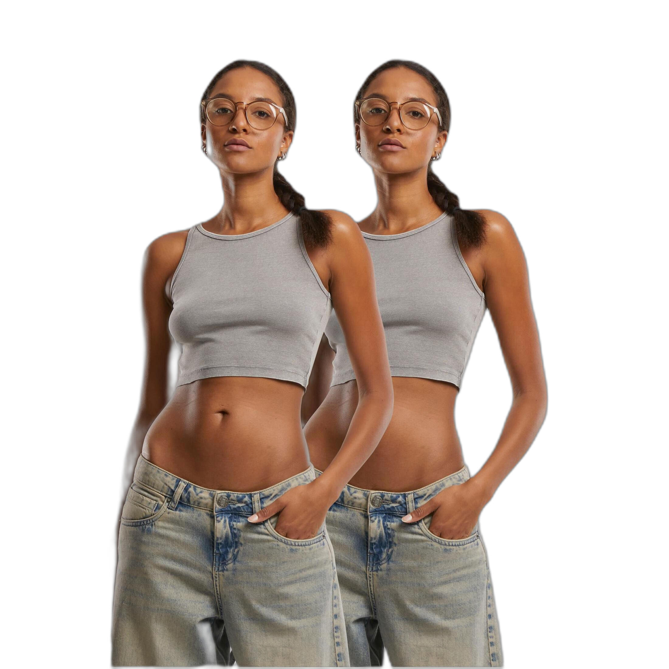 Top z jersey damski Urban Classics (x2)