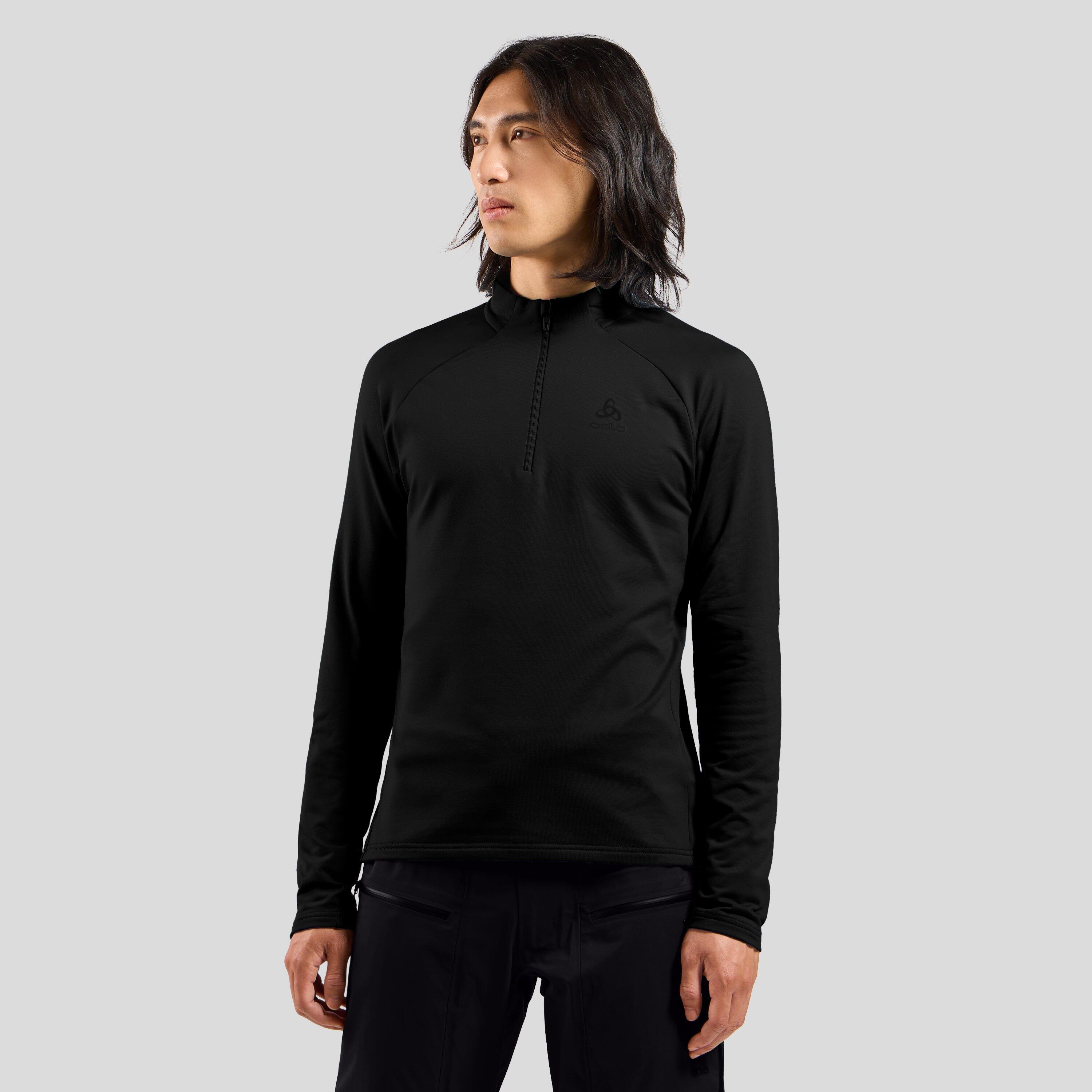 Bluza techniczna męska ODLO Essential Light Mid Layer z krótkim zamkiem