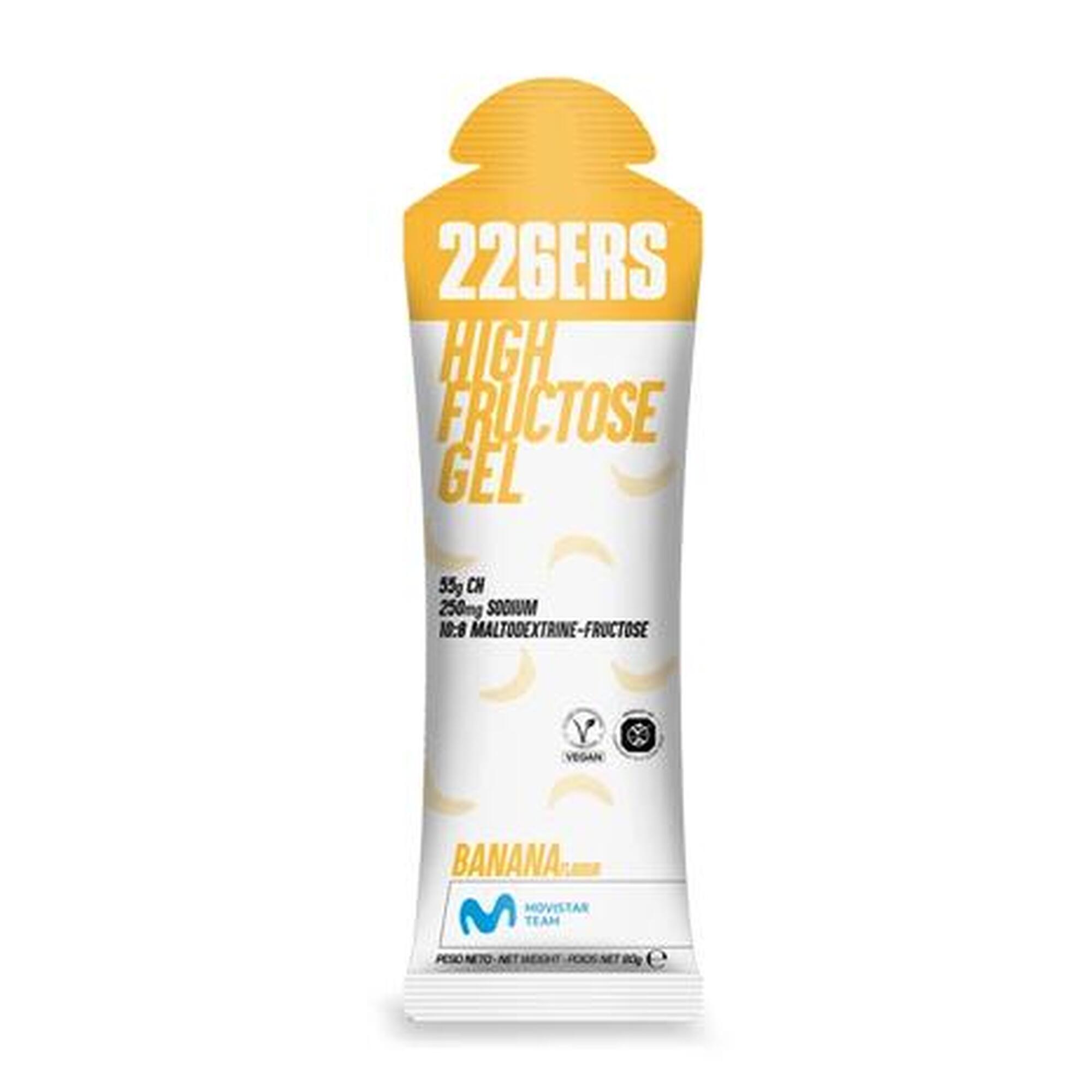 Żel energetyczny 226ers wysoka fruktoza 80g banan