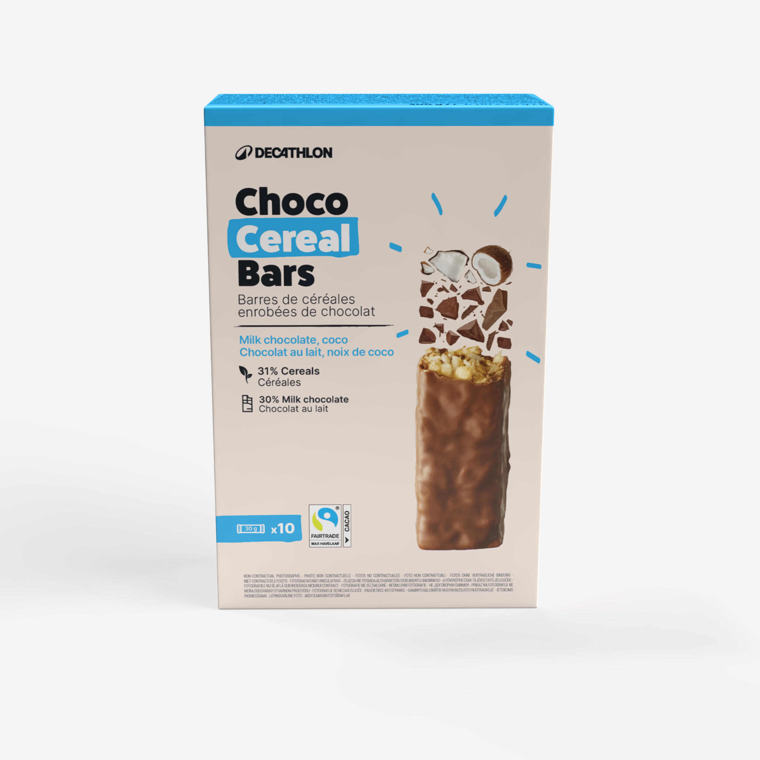 Baton zbożowy w polewie Aptonia kokosowy x 10