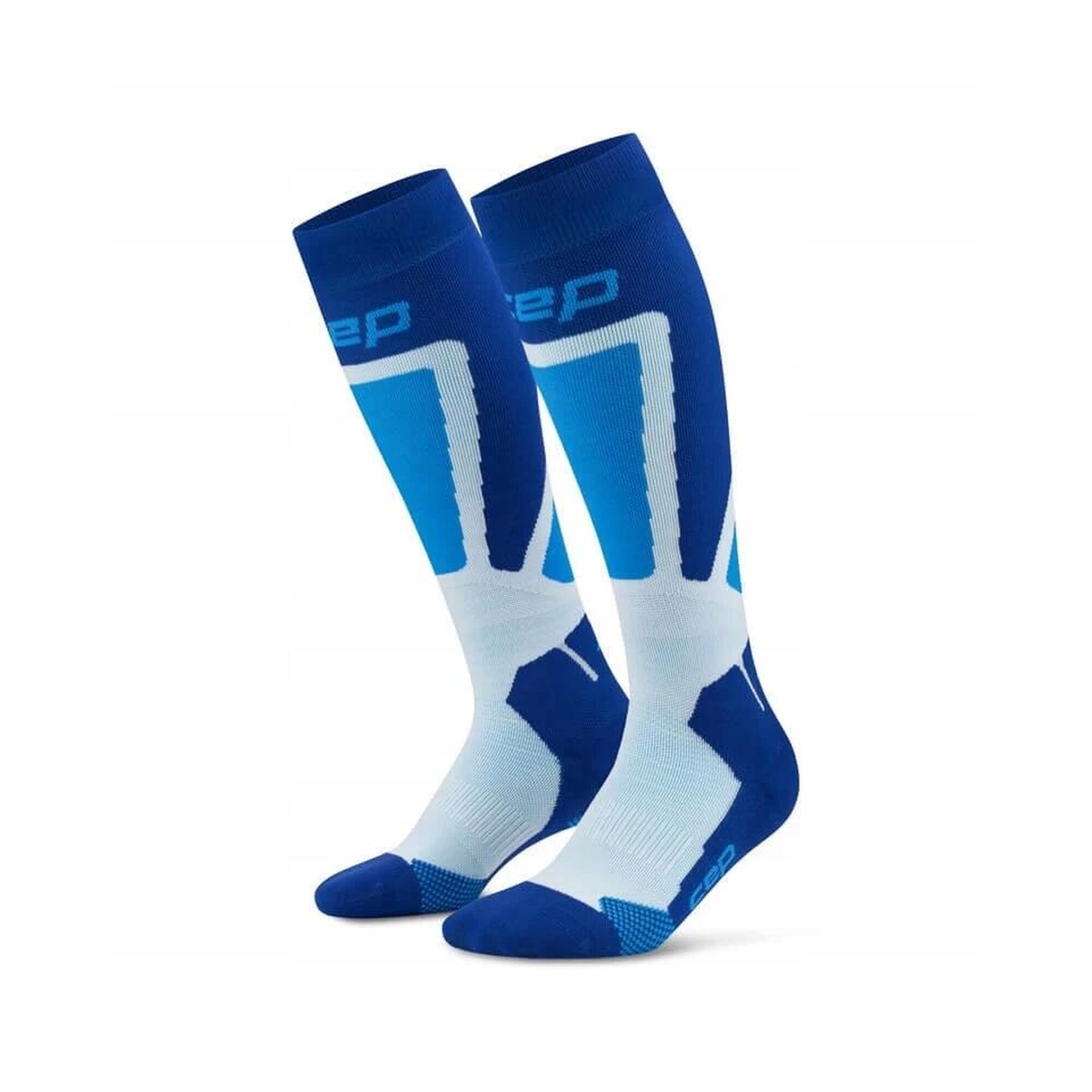 Damskie podkolanówki sportowe kompresyjne na zimę CEP