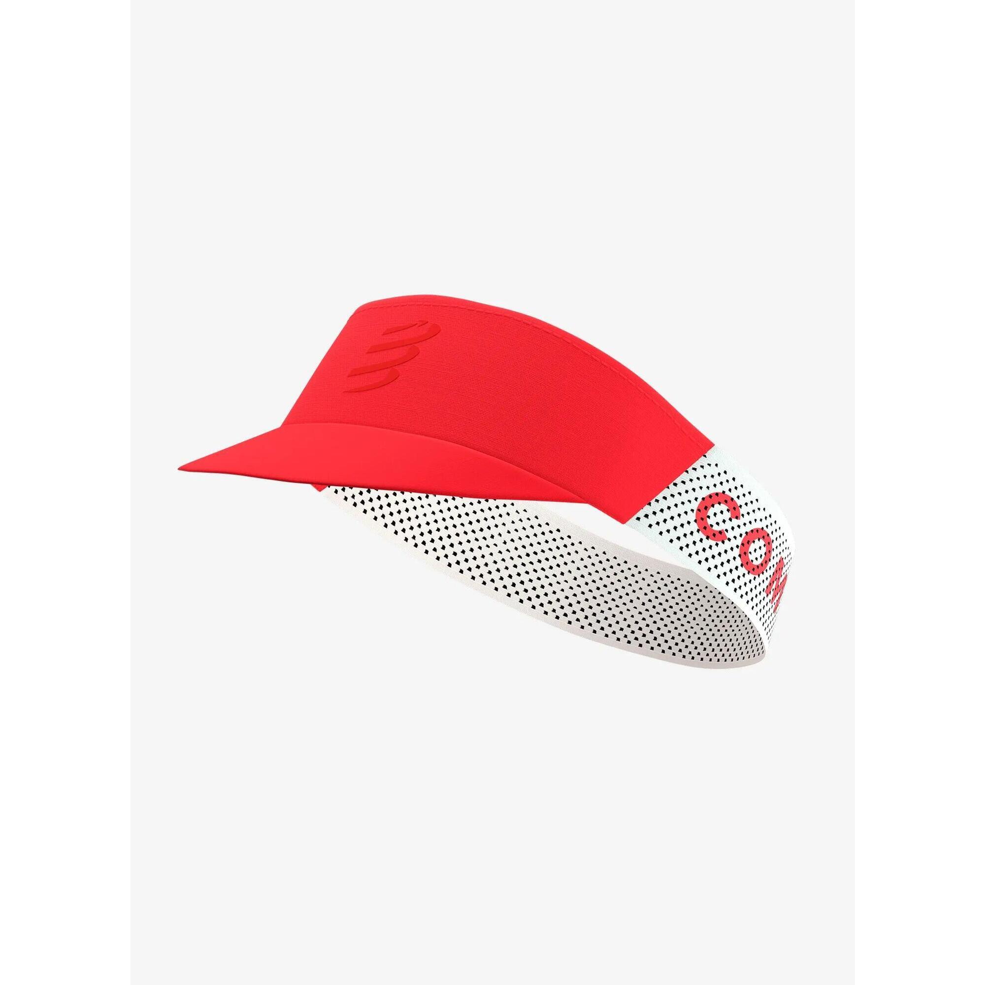 Daszek biegowy Compressport Pro Racing Visor - fluo red