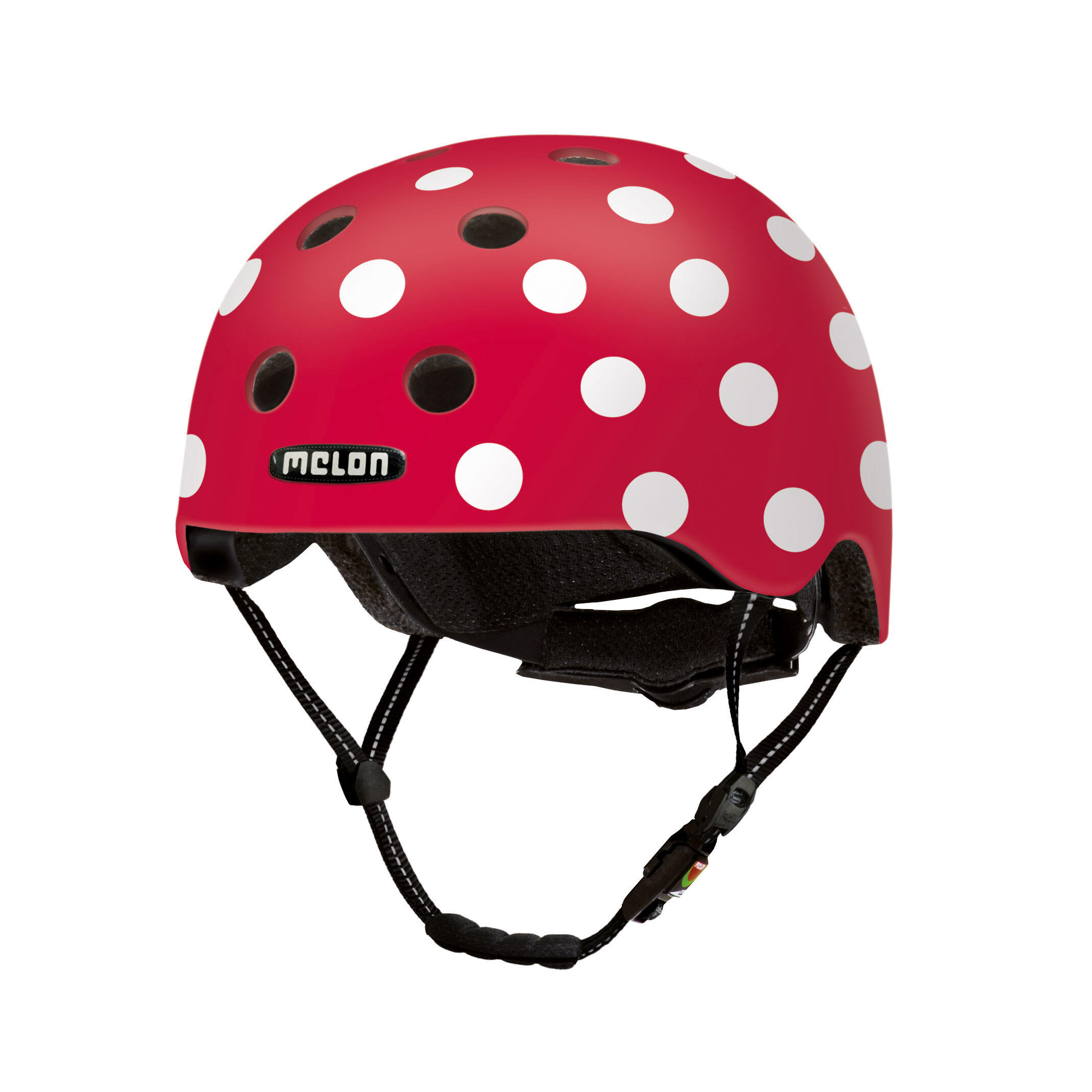 Kask rowerowy miejski „All Stars”, Dotty White