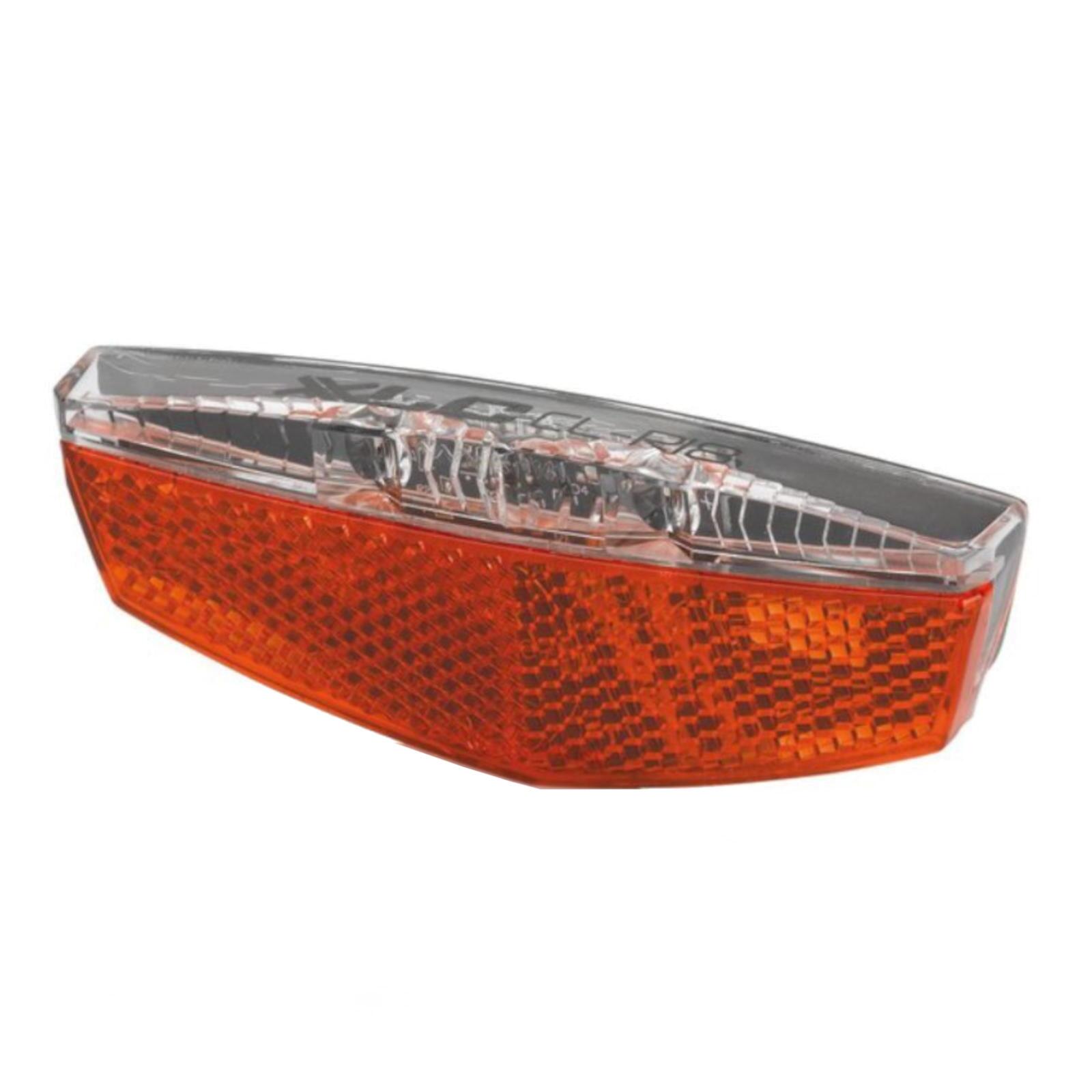 Tylna lampka rowerowa 2 led dynamo z odblaskiem XLC R-17/18 E-Bikes