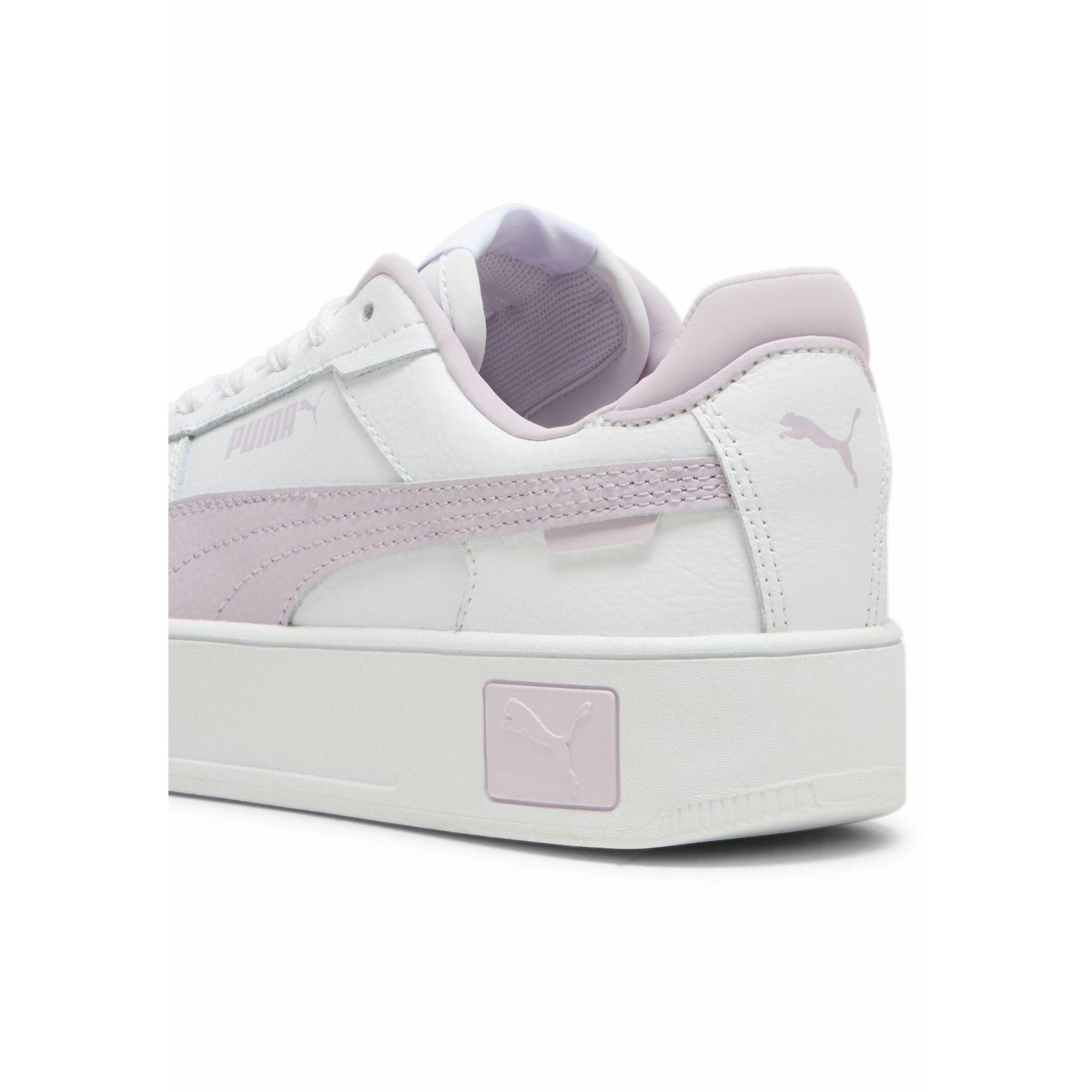 Młodzieżowe sneakersy Carina Street PUMA White Grape Mist Purple