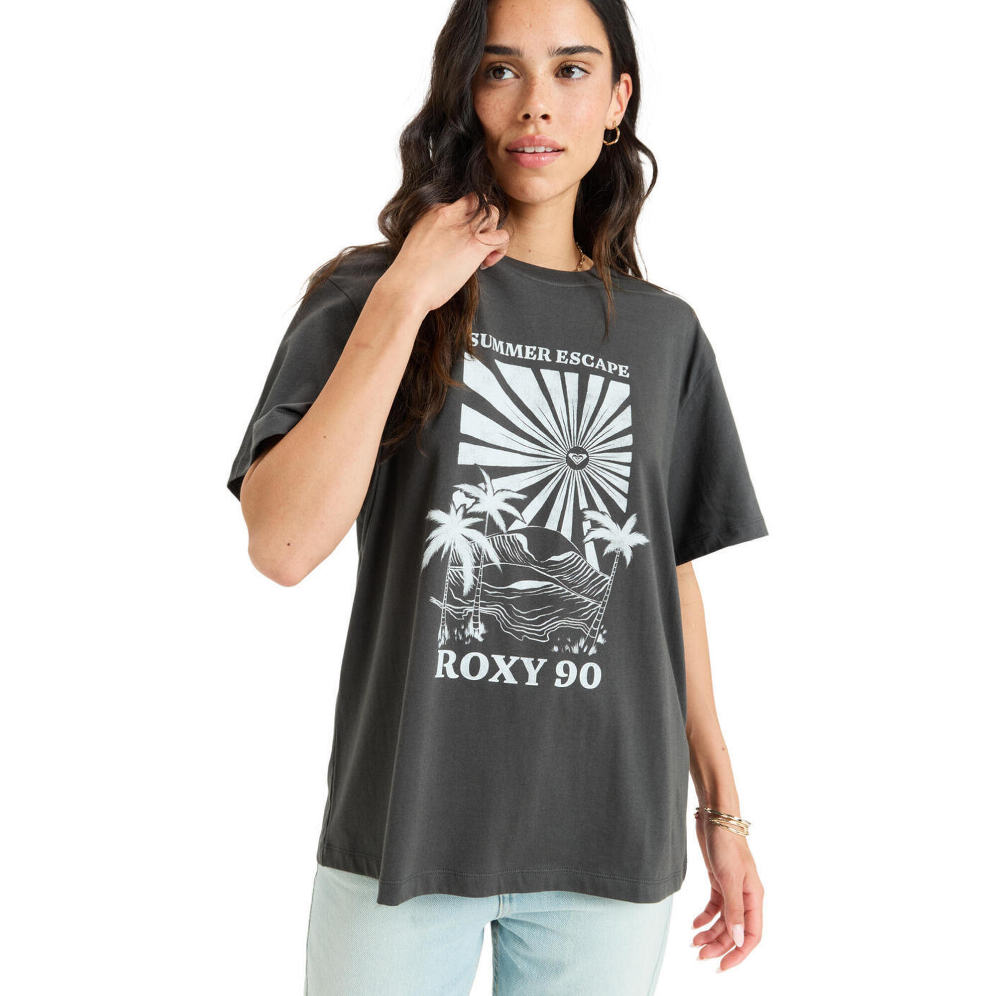 Luźna koszulka dla Kobiety HANGLOOSE THE SKY Czarny