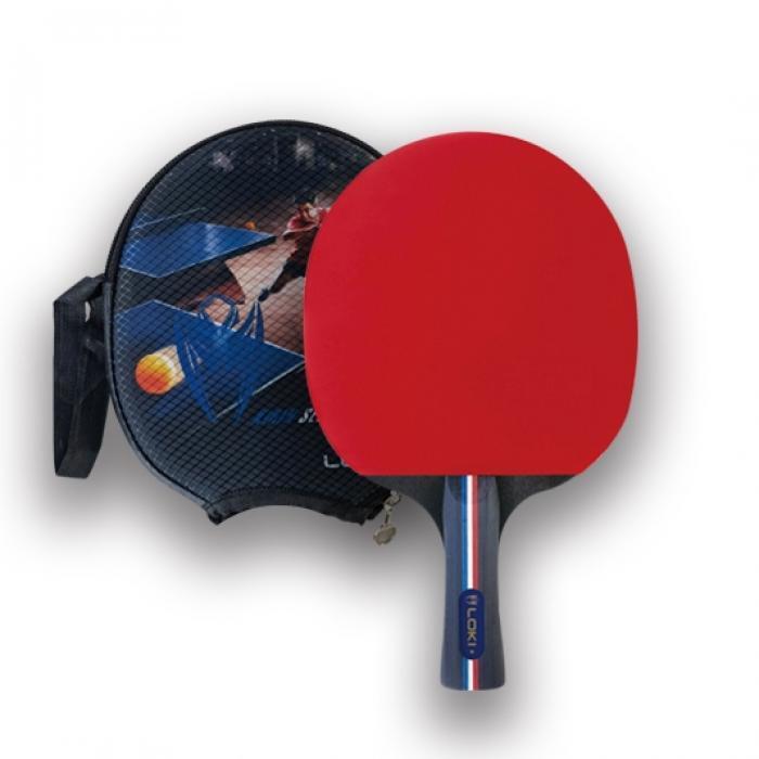 RAKIETKA DO TENISA STOŁOWEGO ping ponga CHIŃSKA z pokrowcem LOKI Kirin X1