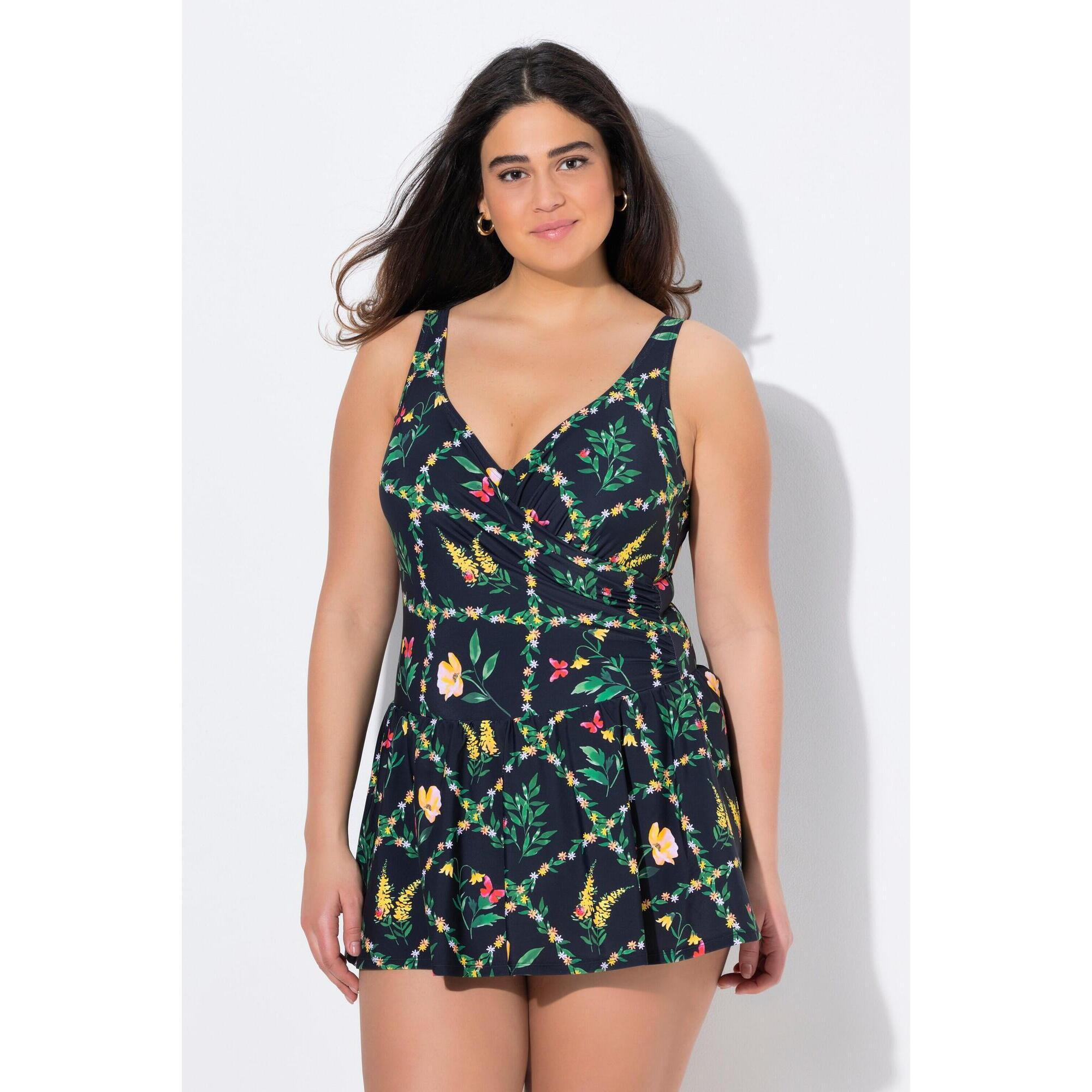 Damski Strój kąpielowy miękkie miseczki z fiszbinami ramiączka z regulacją