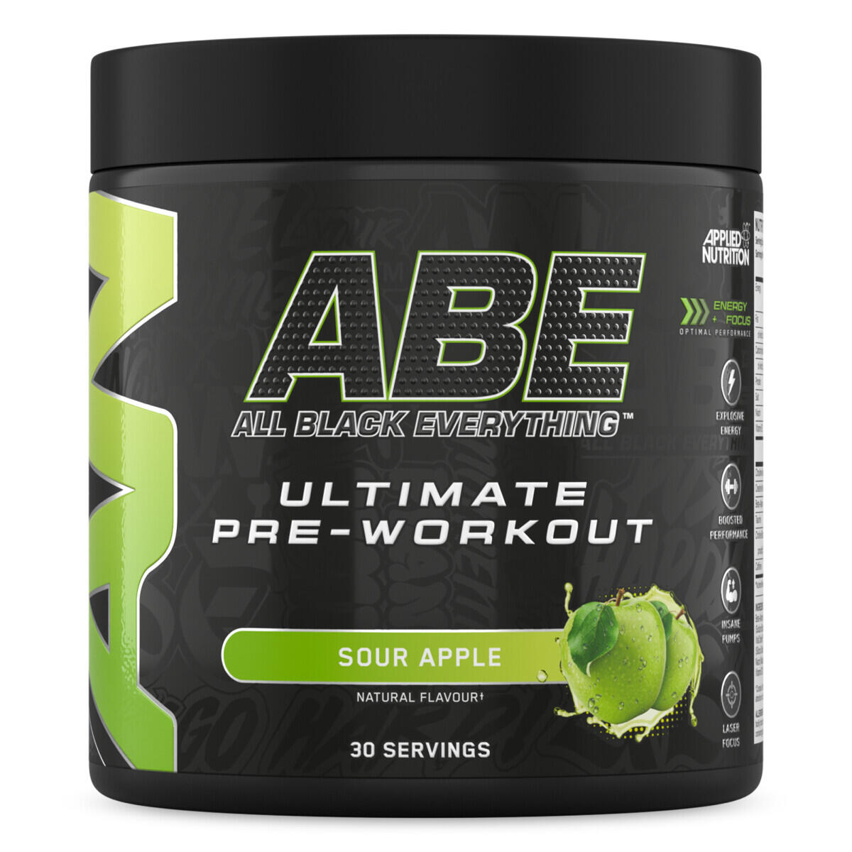Applied Nutrition ABE Pre-Workout (30 Serv) Sour Apple - Przedtreningówka