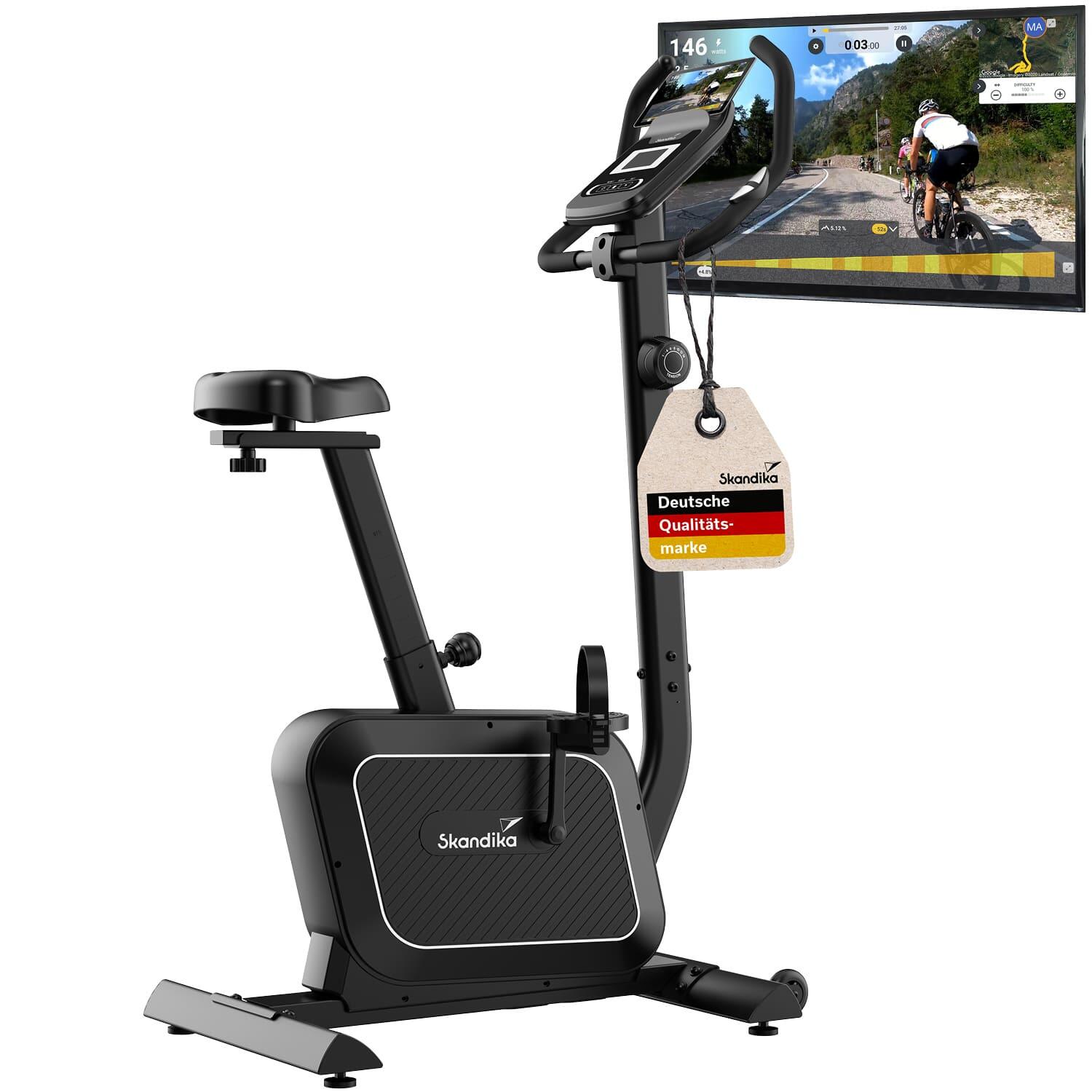 Rower stacjonarny, treningowy, magnetyczny Cykling P8-HM, ekran LCD, do 120 kg