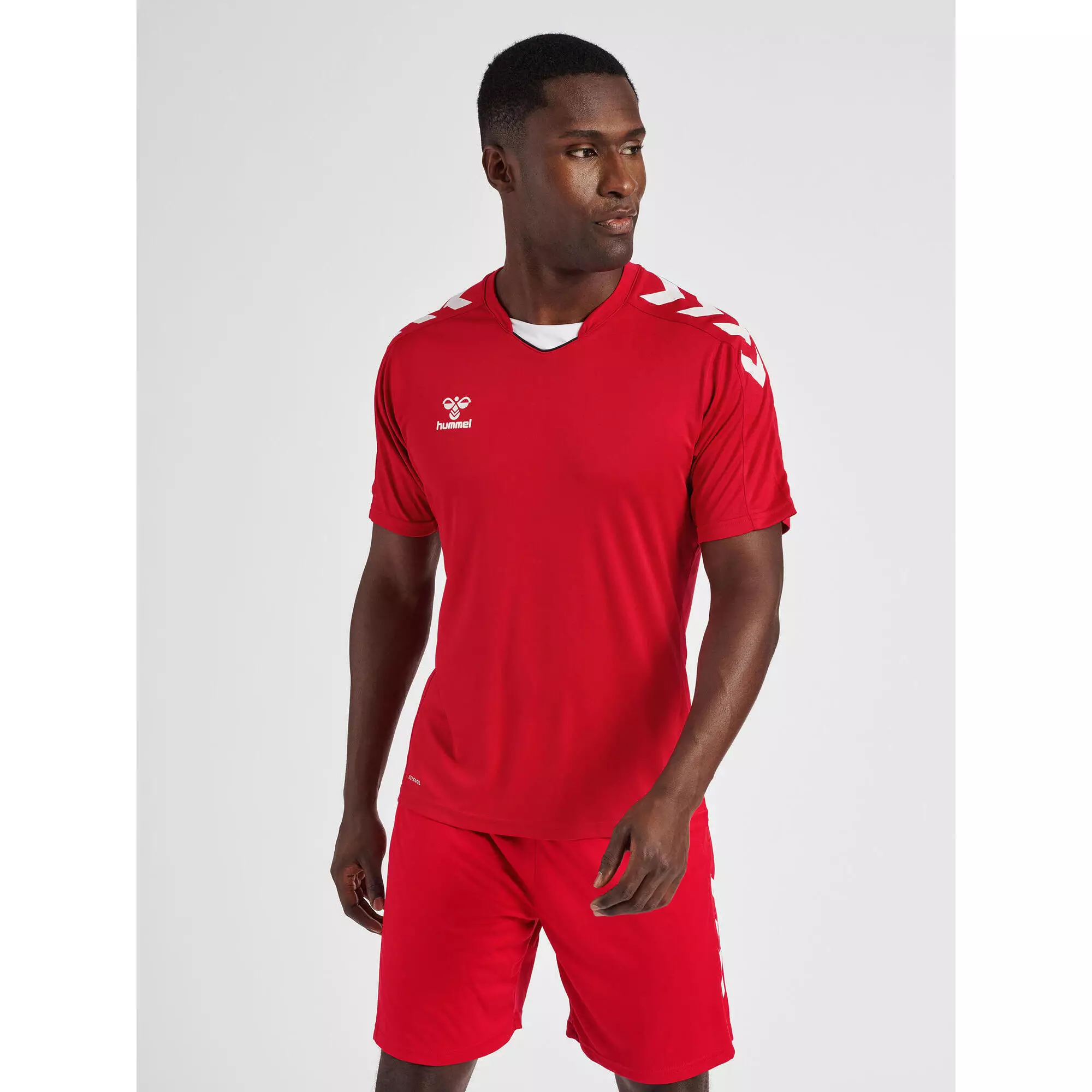 Koszulka piłkarska z krótkim rękawem męska Hummel Core XK Poly Jersey S/S