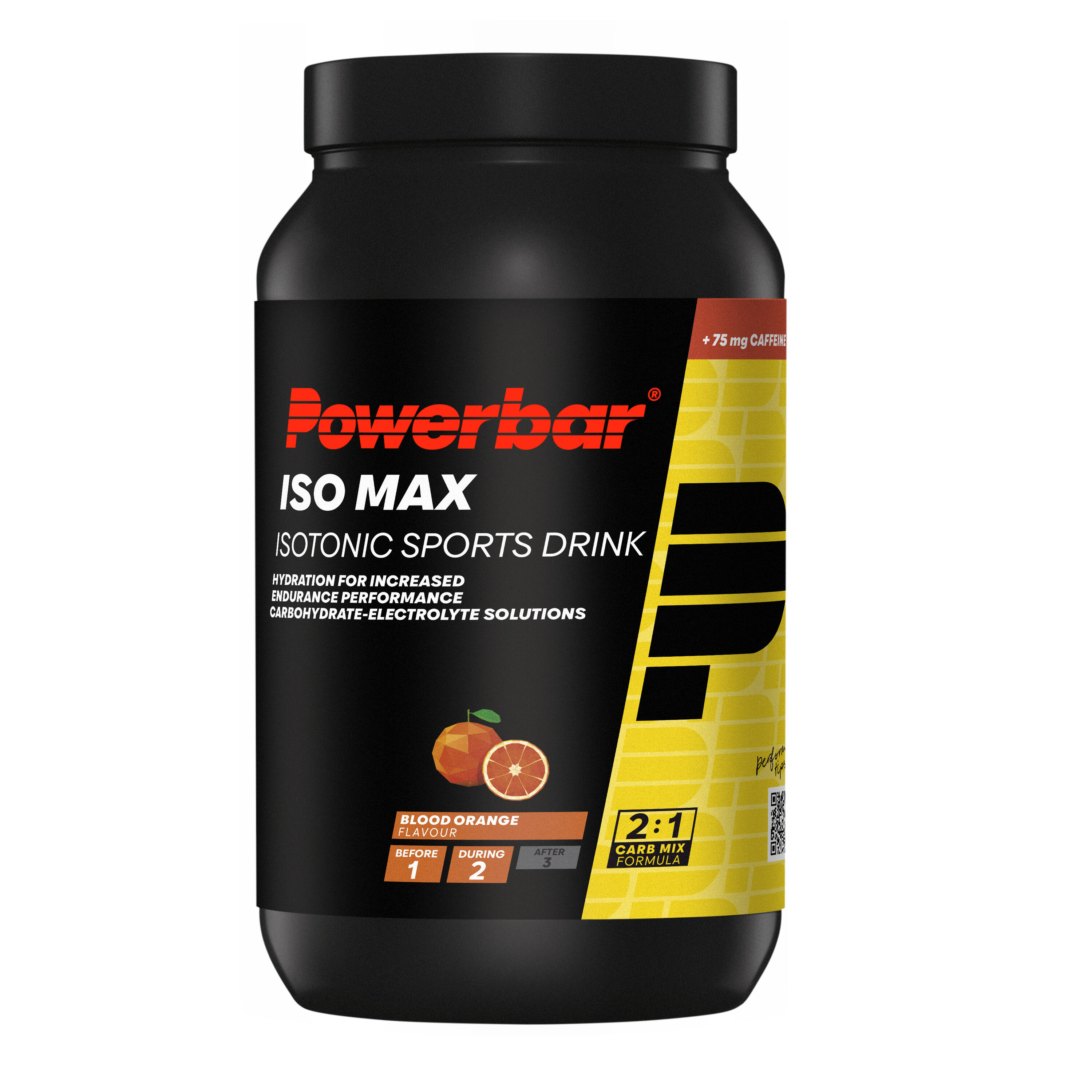 Napój izotoniczny PowerBar IsoMax - Red Orange (1200g)