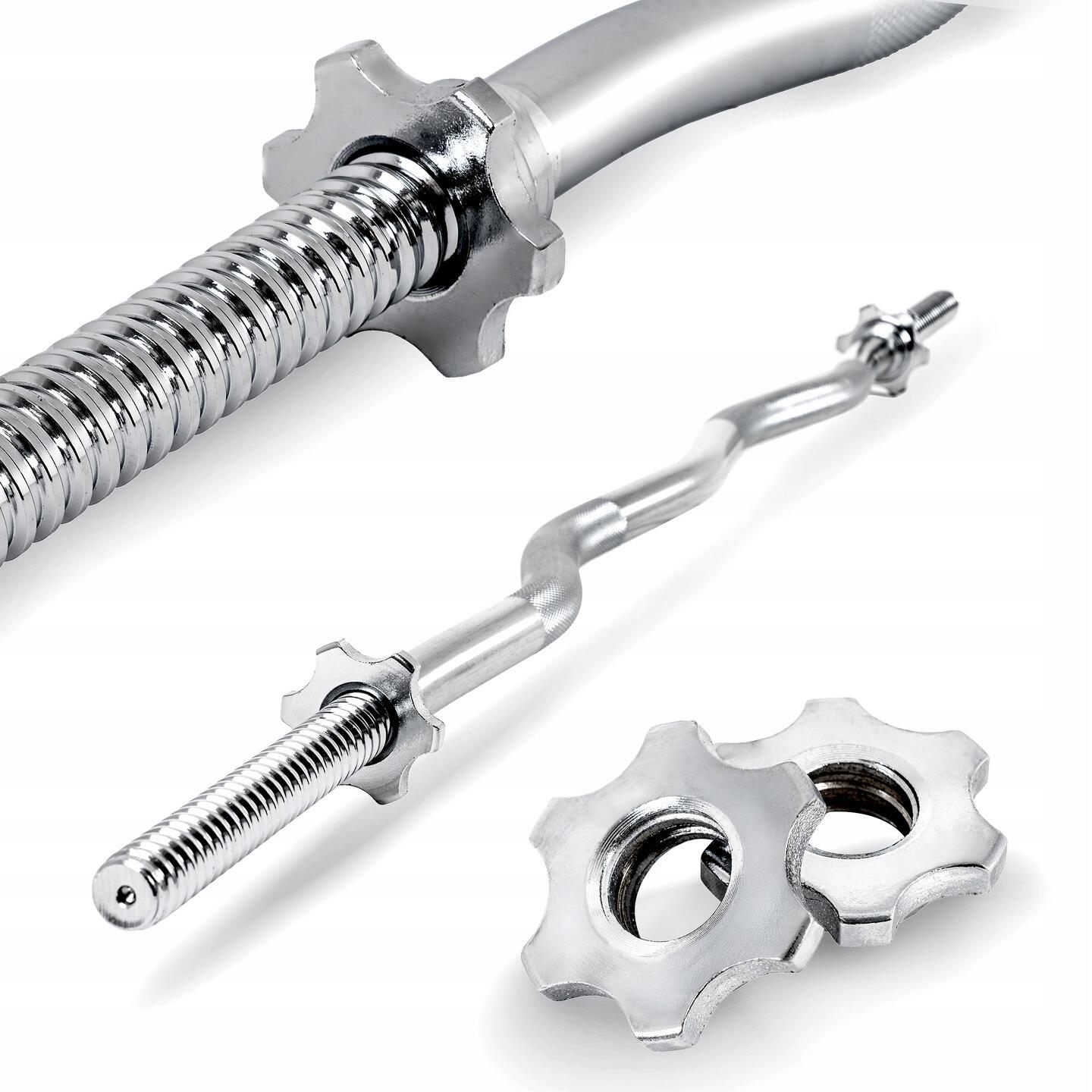 Gryf lekko łamany śrubowany 120cm Thunder 30mm zaciski