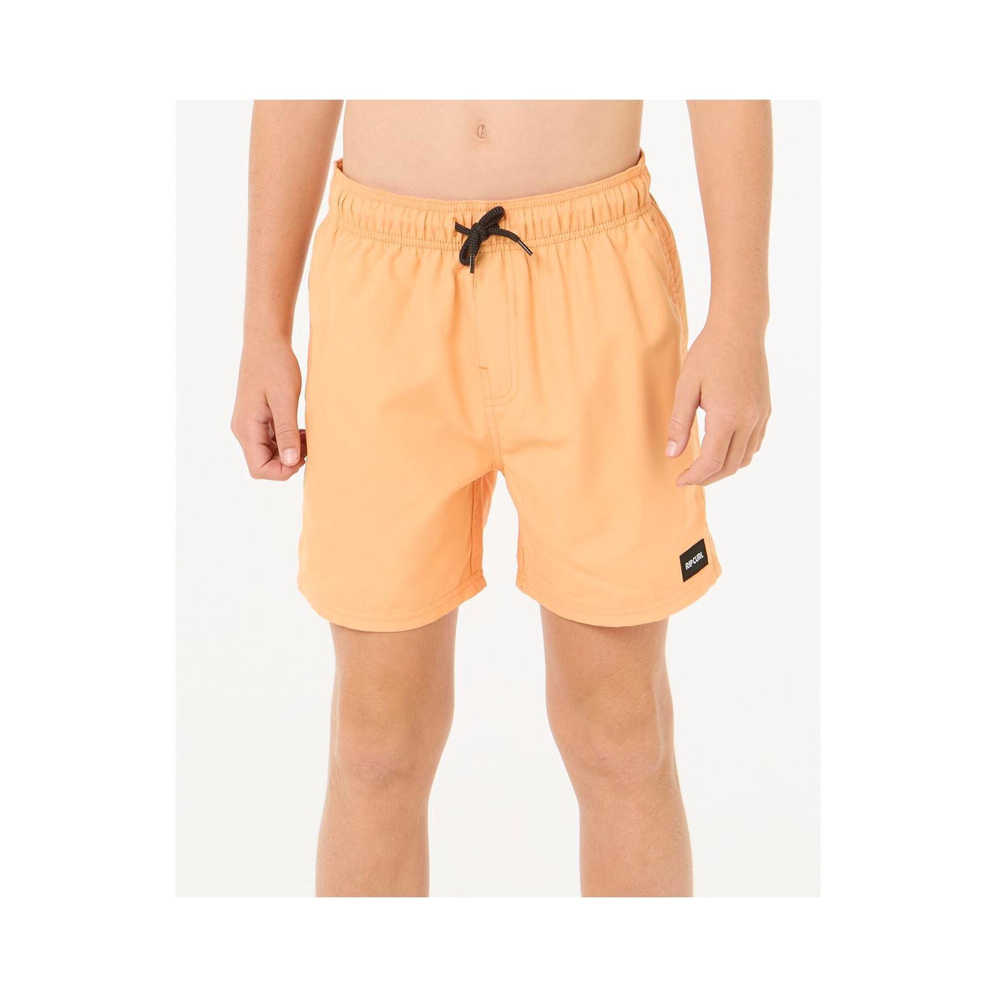 Spodenki surfingowe dla dzieci Rip Curl Offset Volley -Boy Pomarańczowy