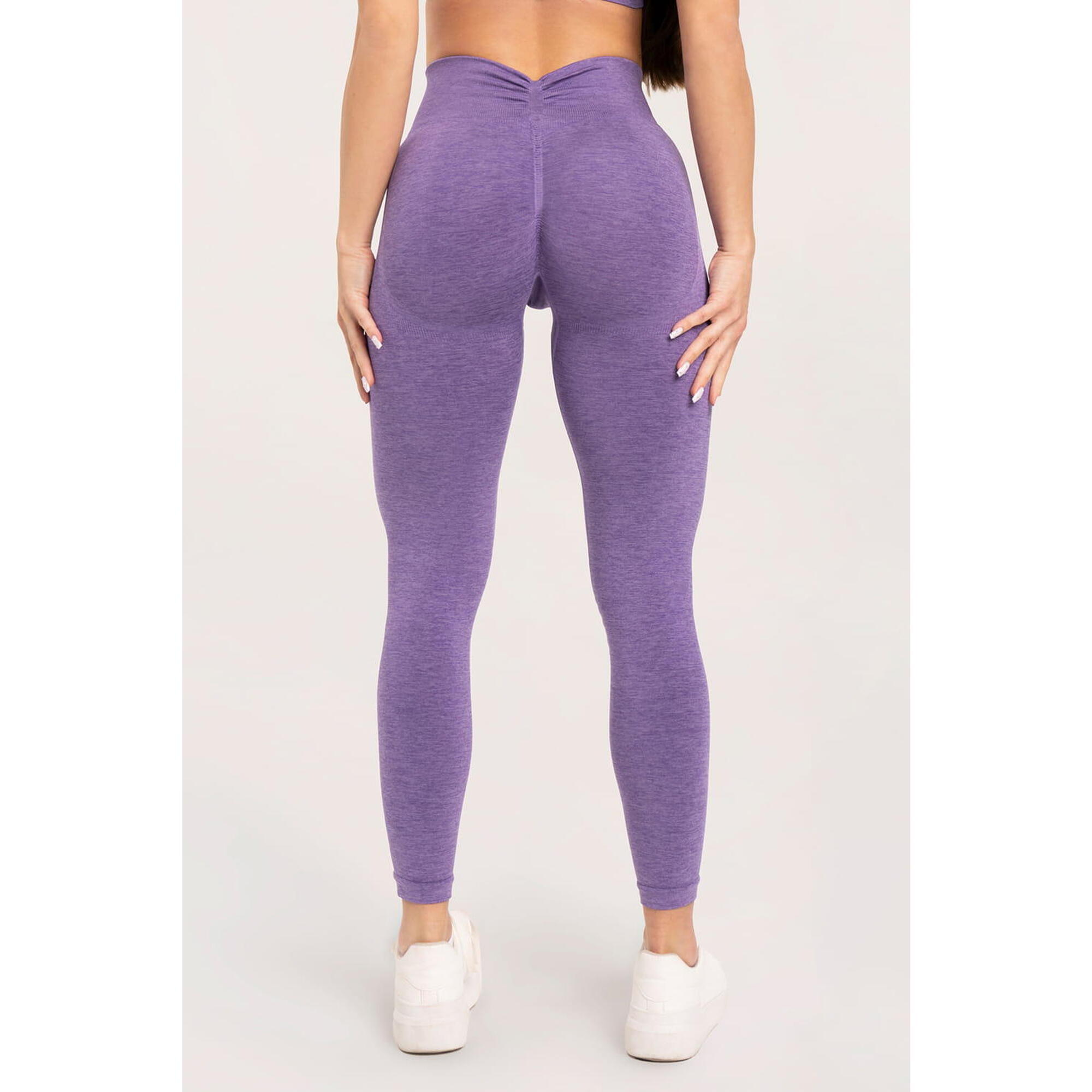 Legginsy fitness damskie Gym Glamour seamless deep push up