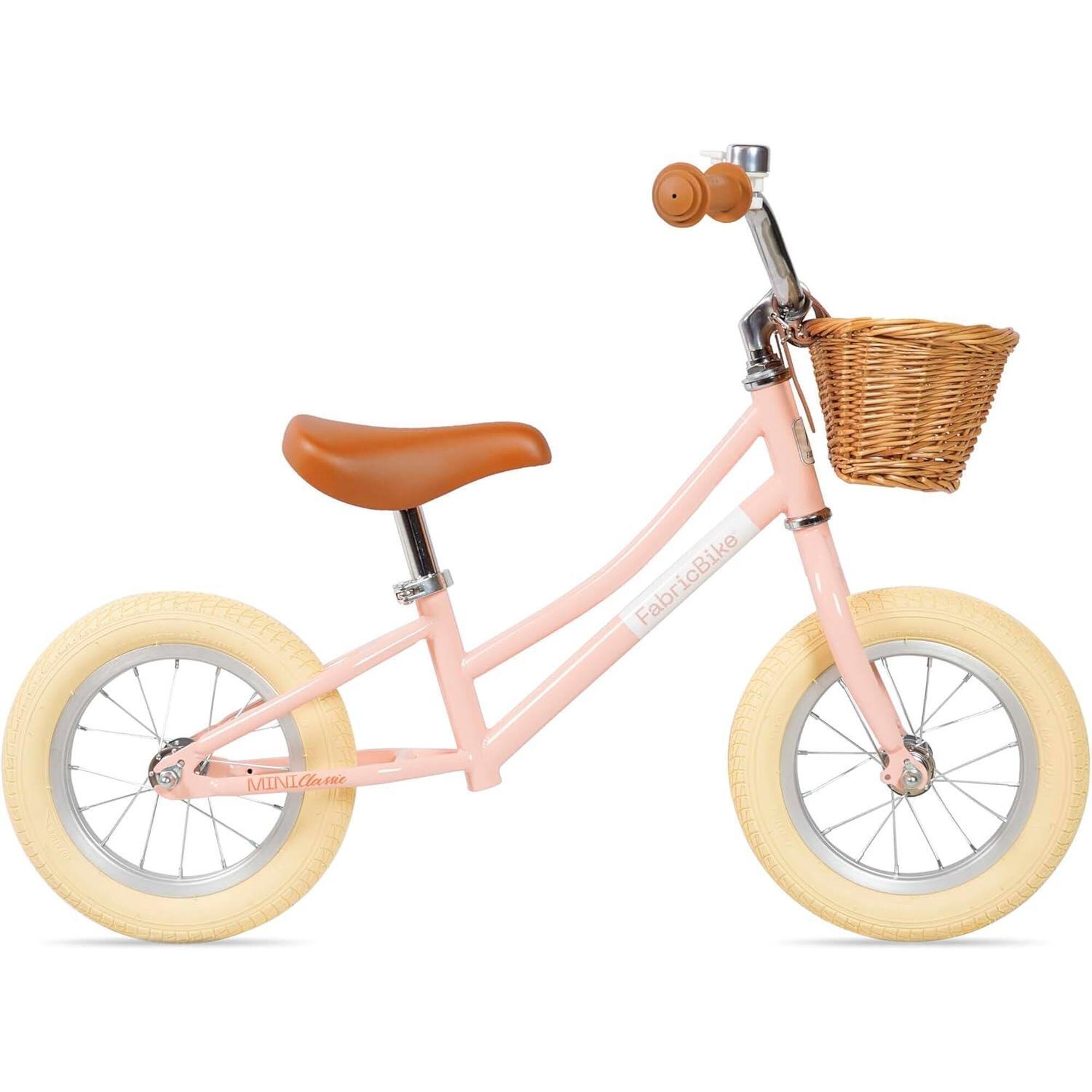 FABRICBIKE Mini Classic – rowerek biegowy 12" dla dzieci w wieku 2-5 lat. Pink