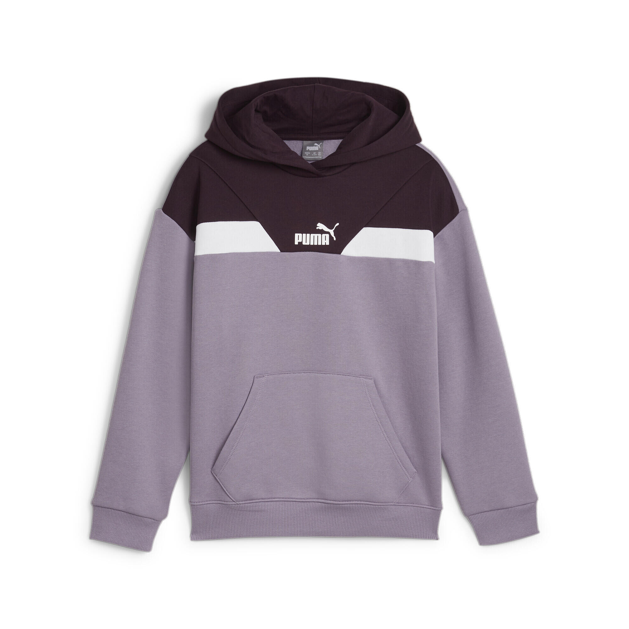 Młodzieżowa bluza z kapturem PUMA POWER PUMA Pale Plum Purple