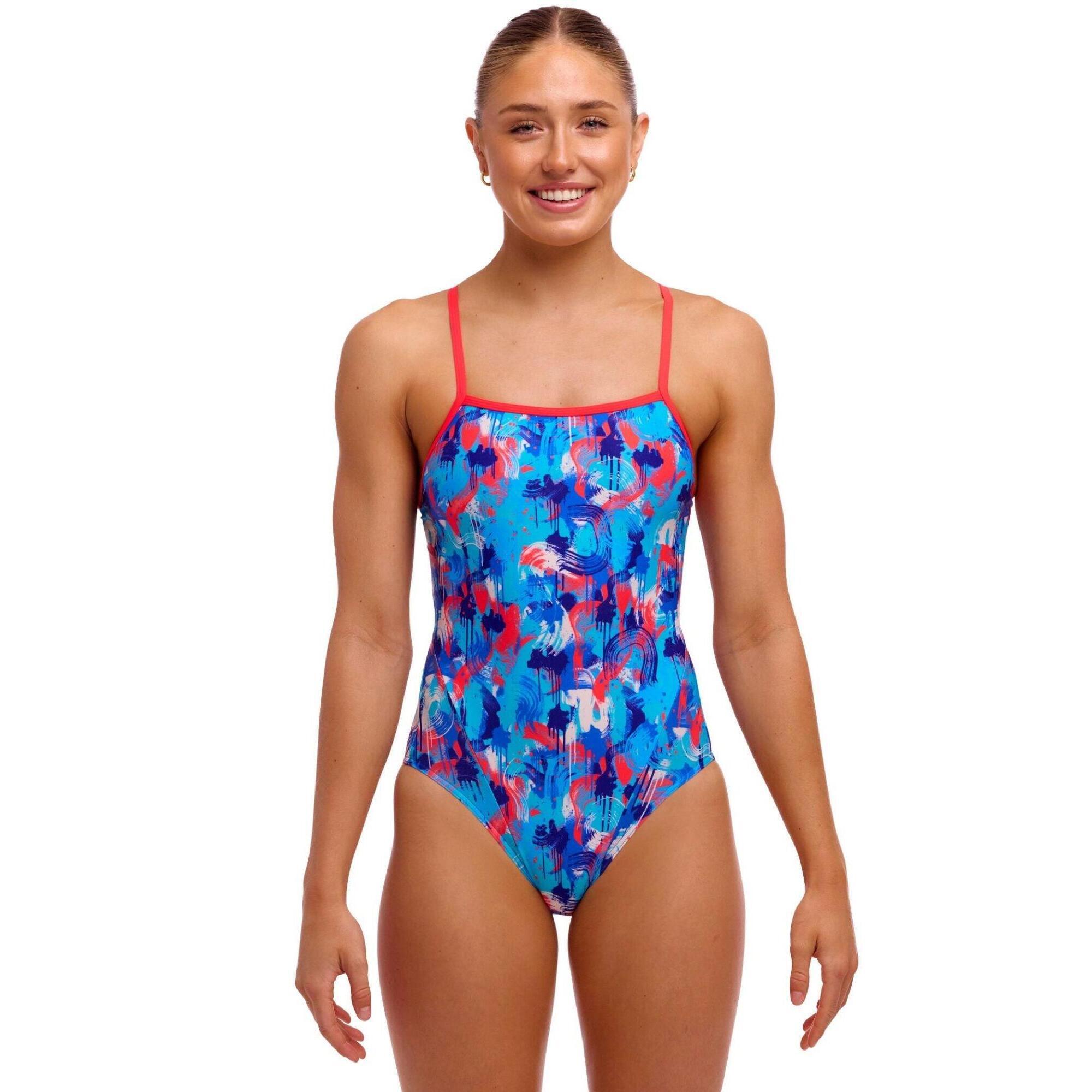 Strój do pływania FUNKITA Messy Messy Messy - Single Strap