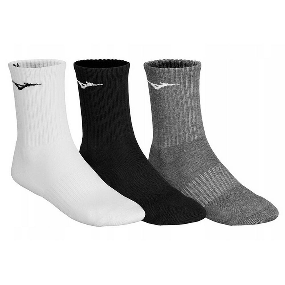 Skarpety Treningowe Unisex Dla Dorosłych Do Połowy Łydki (zestaw 3 Sztuk)
