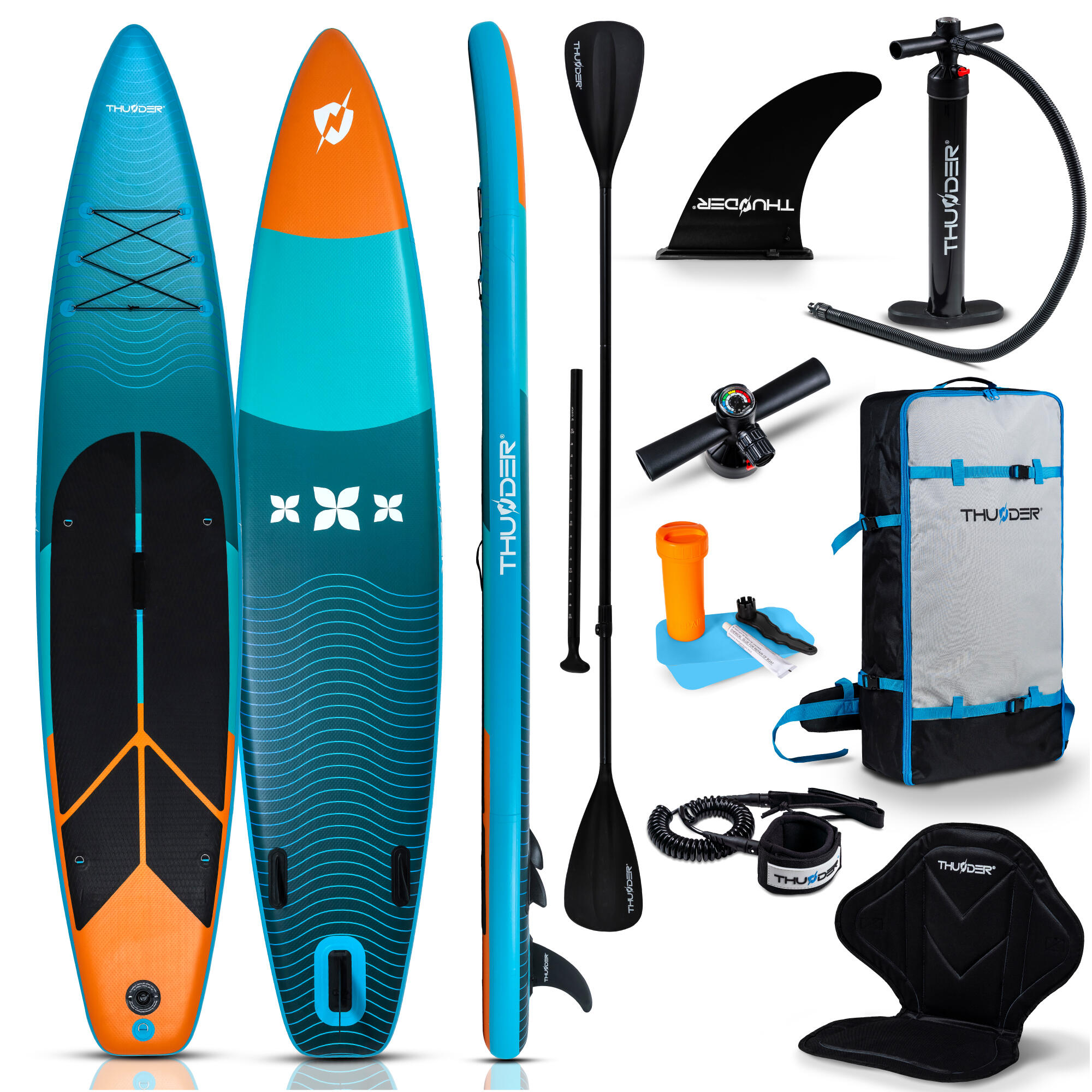 Deska SUP pompowana akcesoria THUNDER STORME 365cm