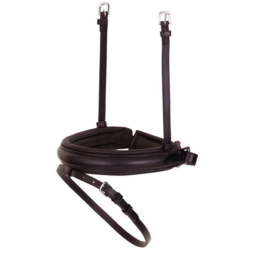 Skórzany nachrapnik, duży, zakrzywiony BR Equitation Pull-back