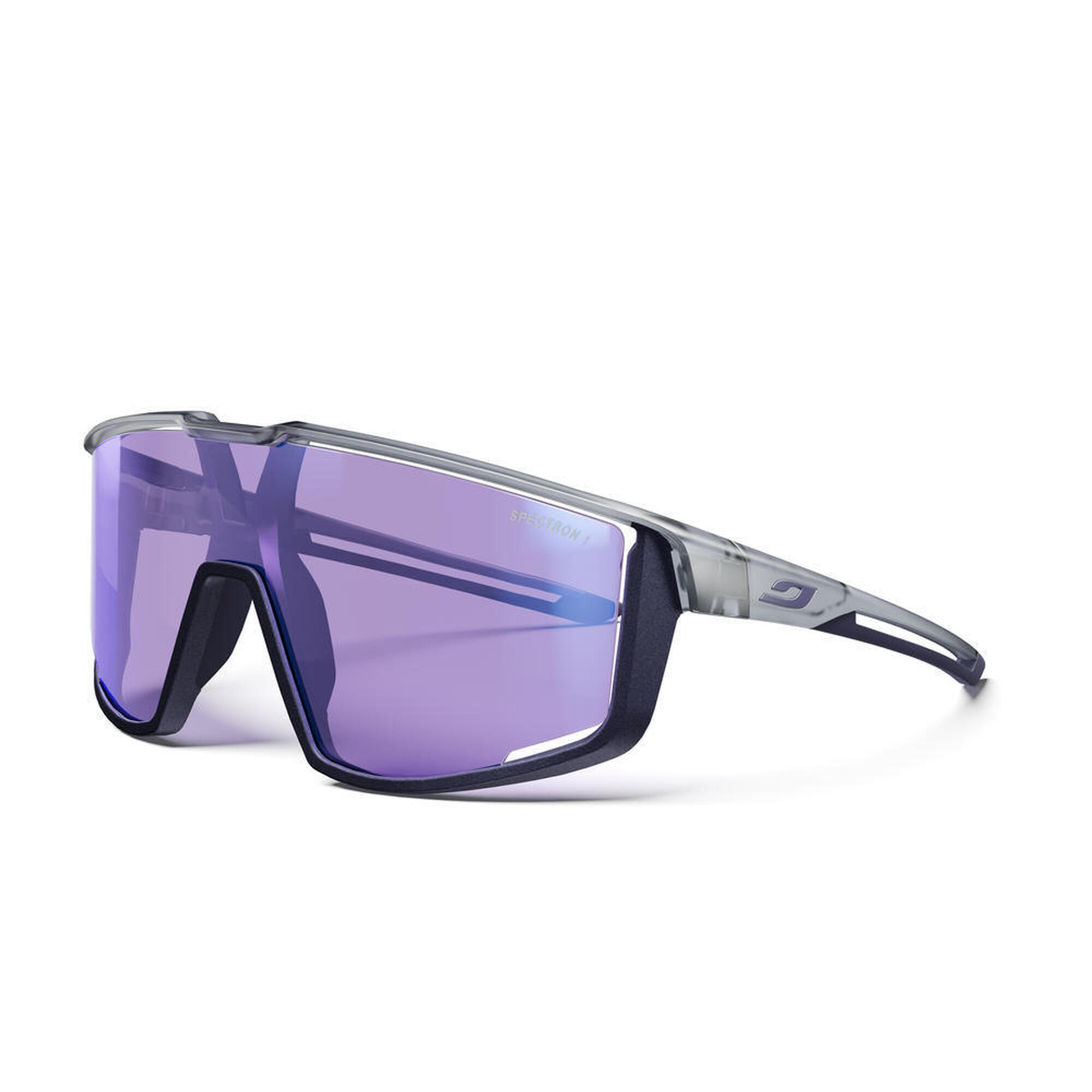 Okulary rowerowe JULBO Fury szaro fioletowe Spectron kat.1