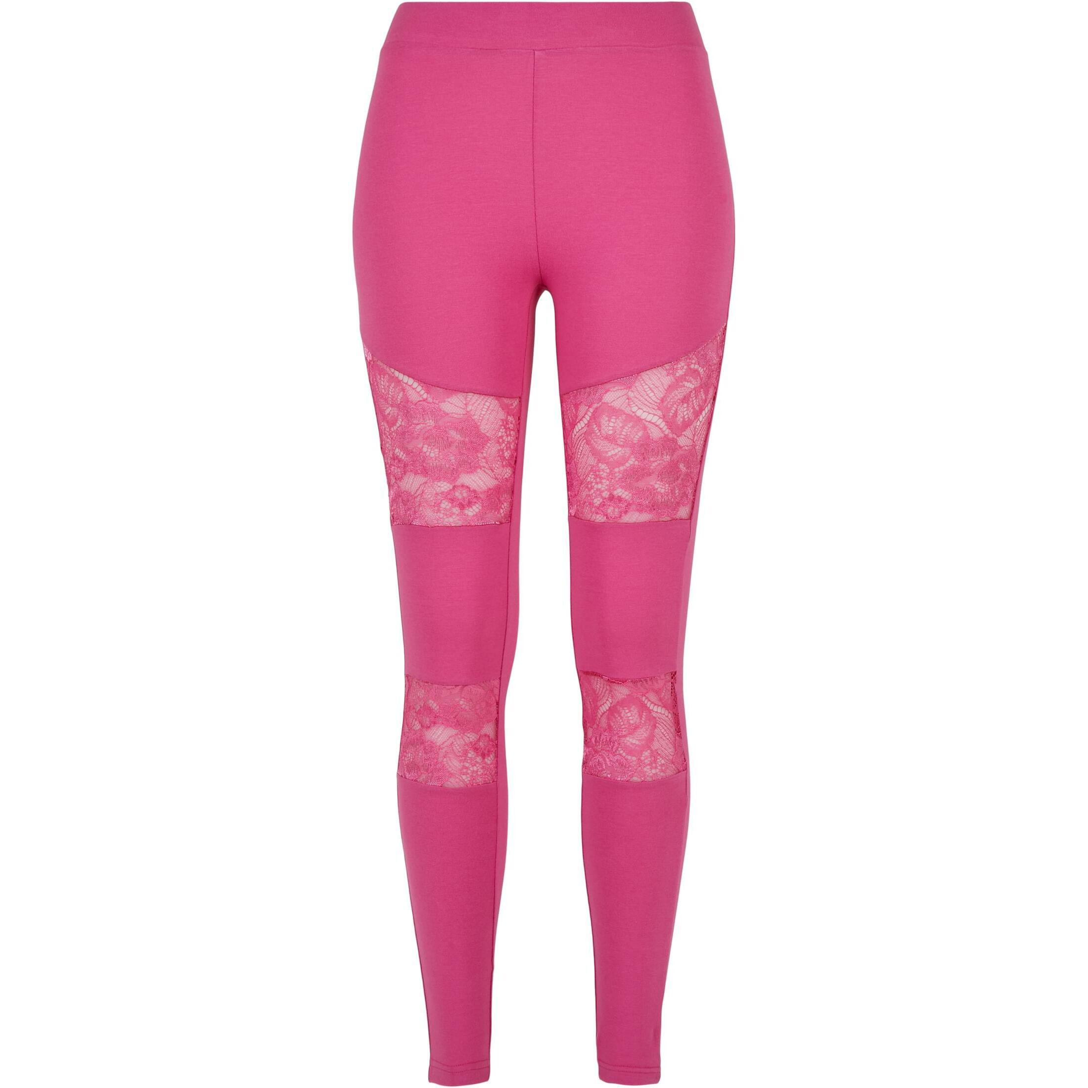 Legginsy damskie Urban Classics Laces Inset