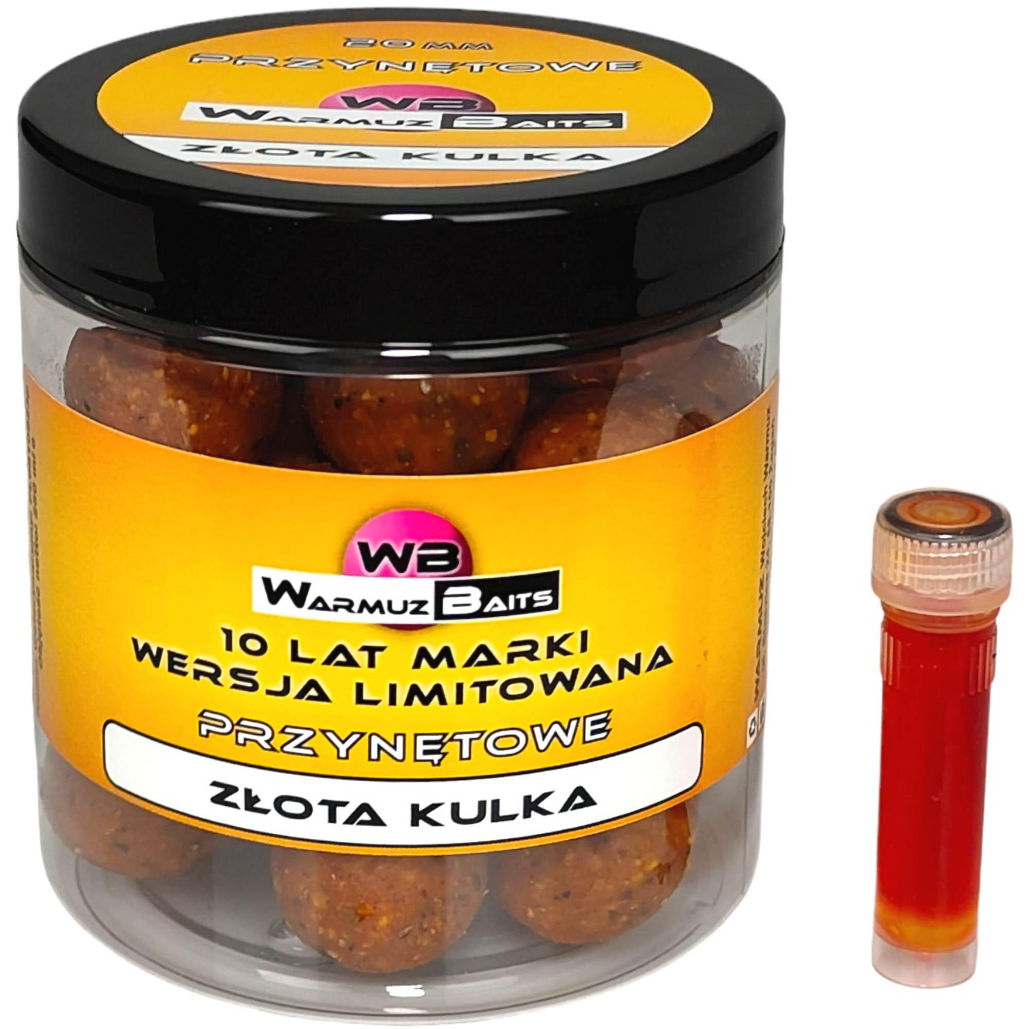 Kulki Przynętowe Warmuz Baits Złota Kulka 20 Mm + Dopalacz