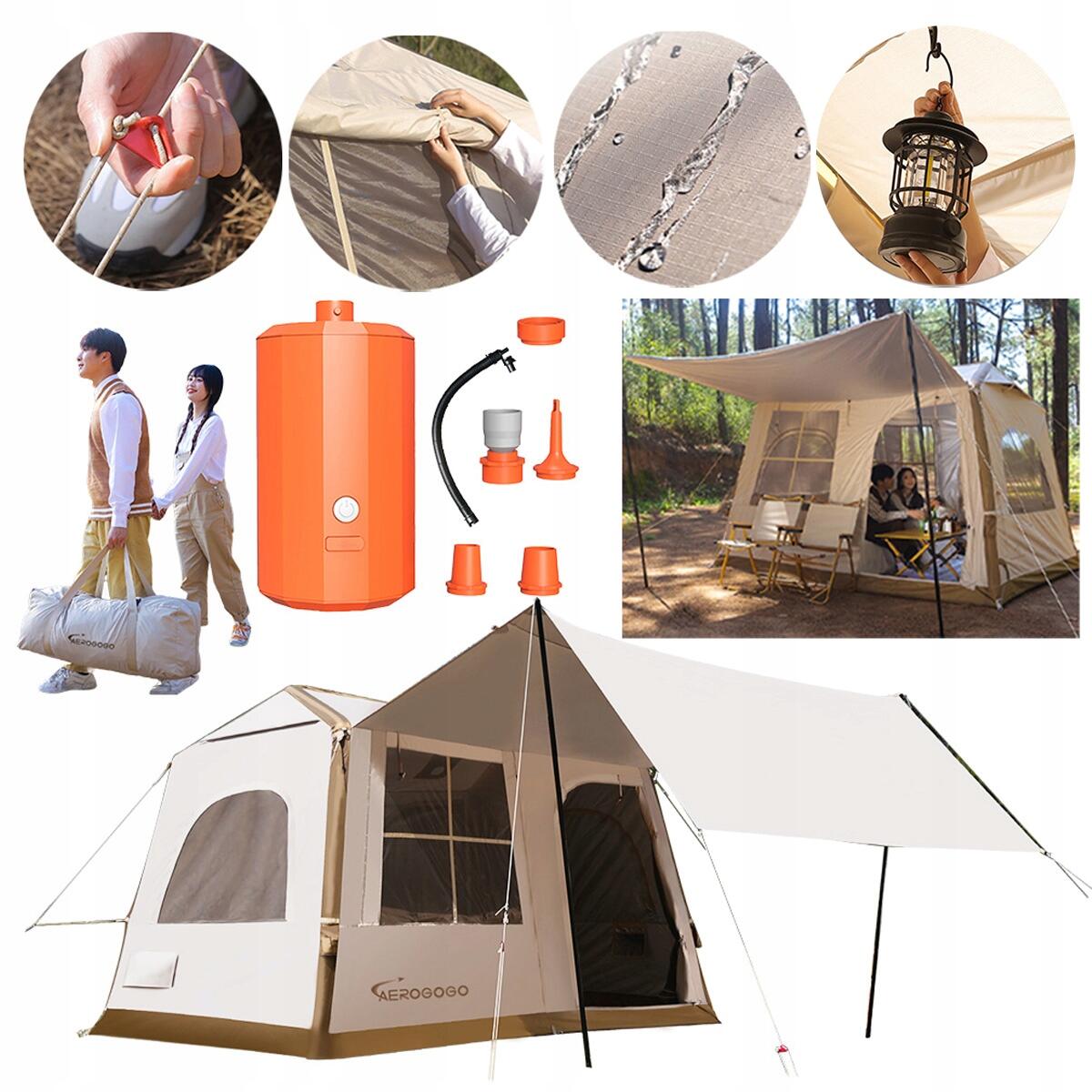 Namiot pompowany z automatyczną pompką Aerogogo Glamping Tent Yuan ZT1-02