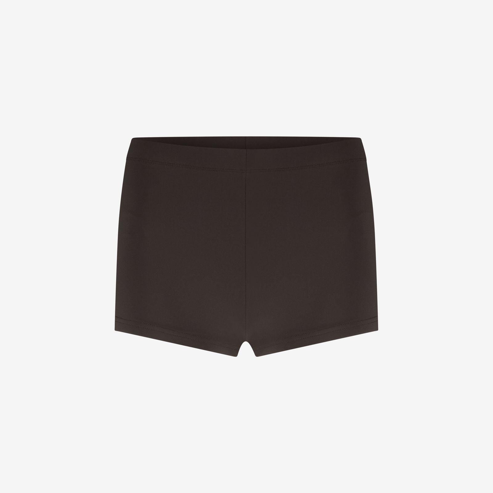 Damskie premium hotpants do pływania, surfingu & wiosłowania - Brązowe
