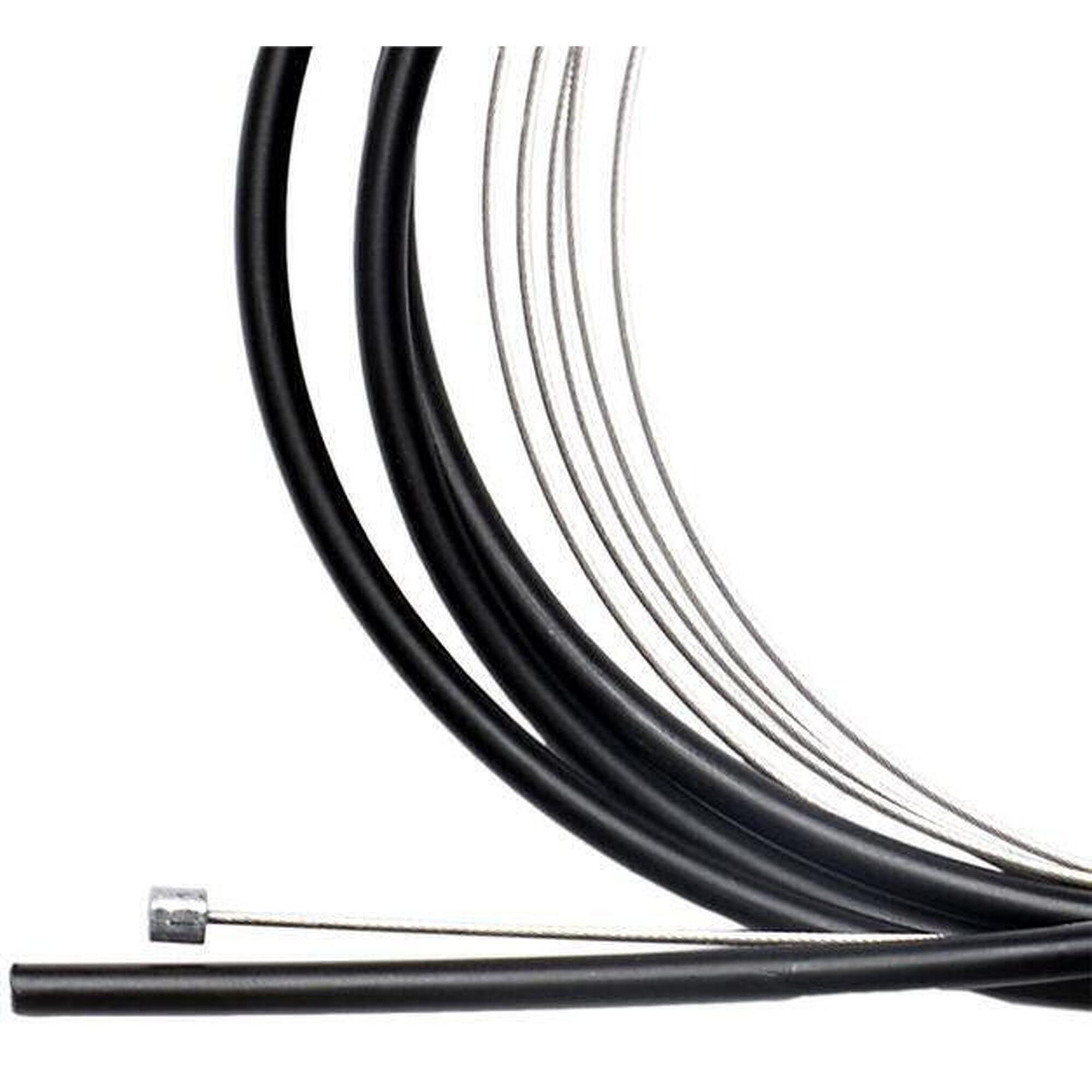 Zestaw Linek Hamulcowych Ze Stali Nierdzewnej Shimano Rollerbrake Czarny