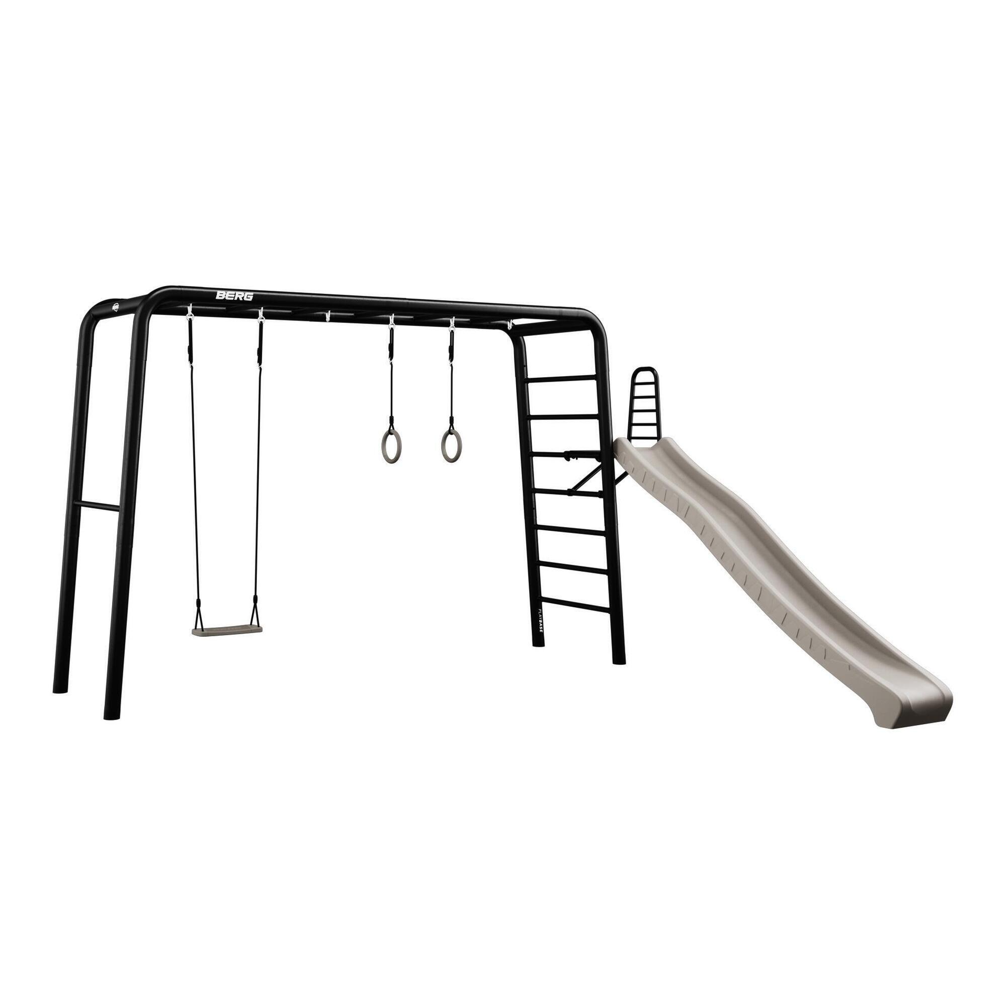 PlayBase Large + Play Set, z huśtawką, kółkami i zjeżdżalnią