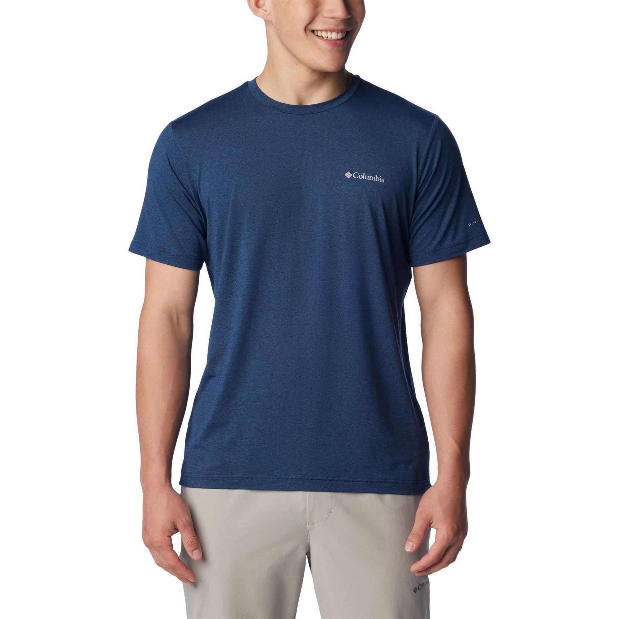 Koszulka sportowa męska Columbia Tech Trail Crew Neck II z krótkim rękawem