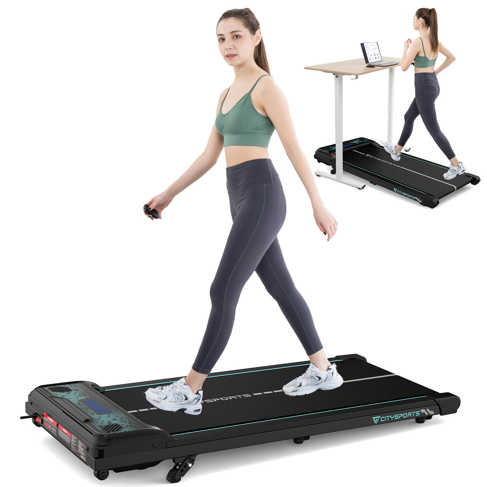 Bieżnia do chodzenia, nachylenie od 10,77% do 13,41%, 440 W, 6,0 km/h