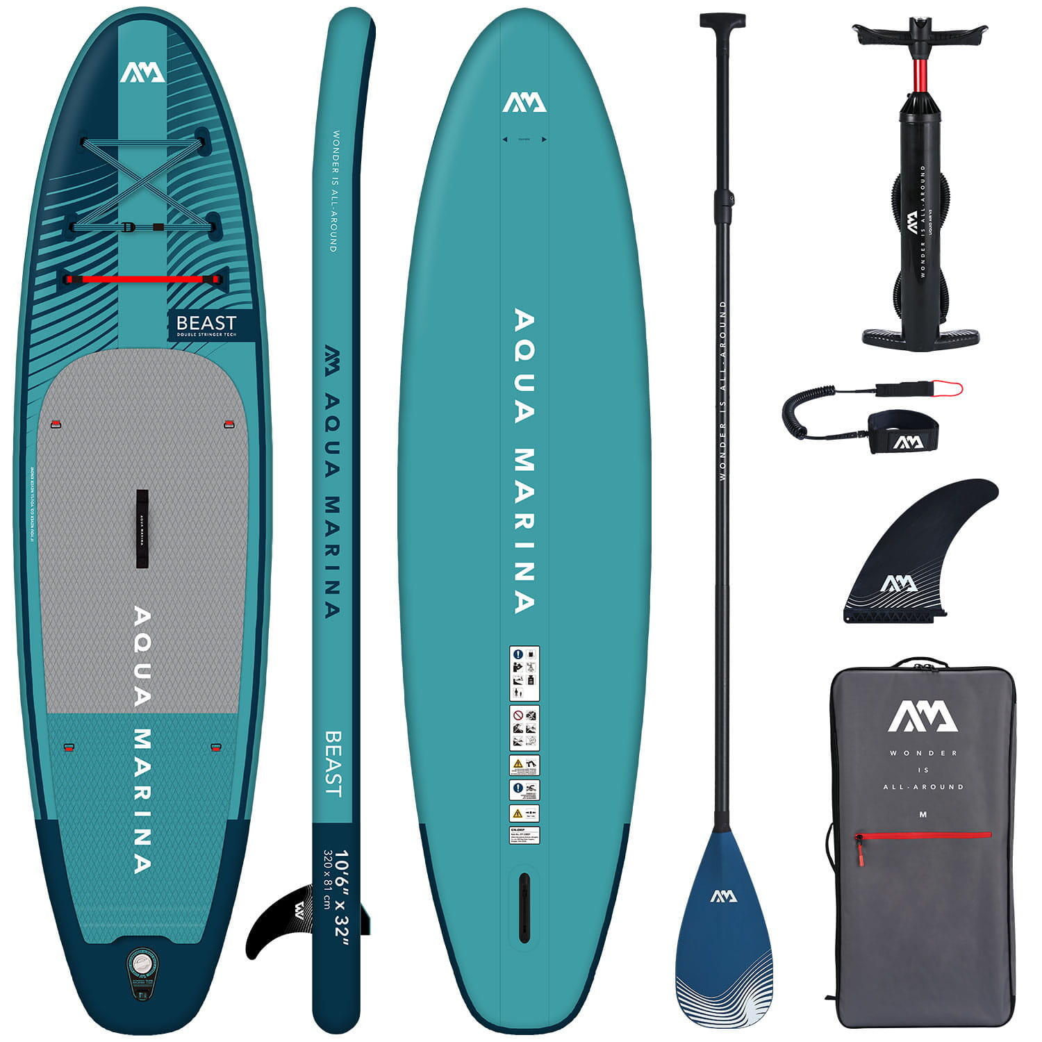 Deska SUP Aqua Marina Beast 10'6" BT-23BEP (Aqua Splash)