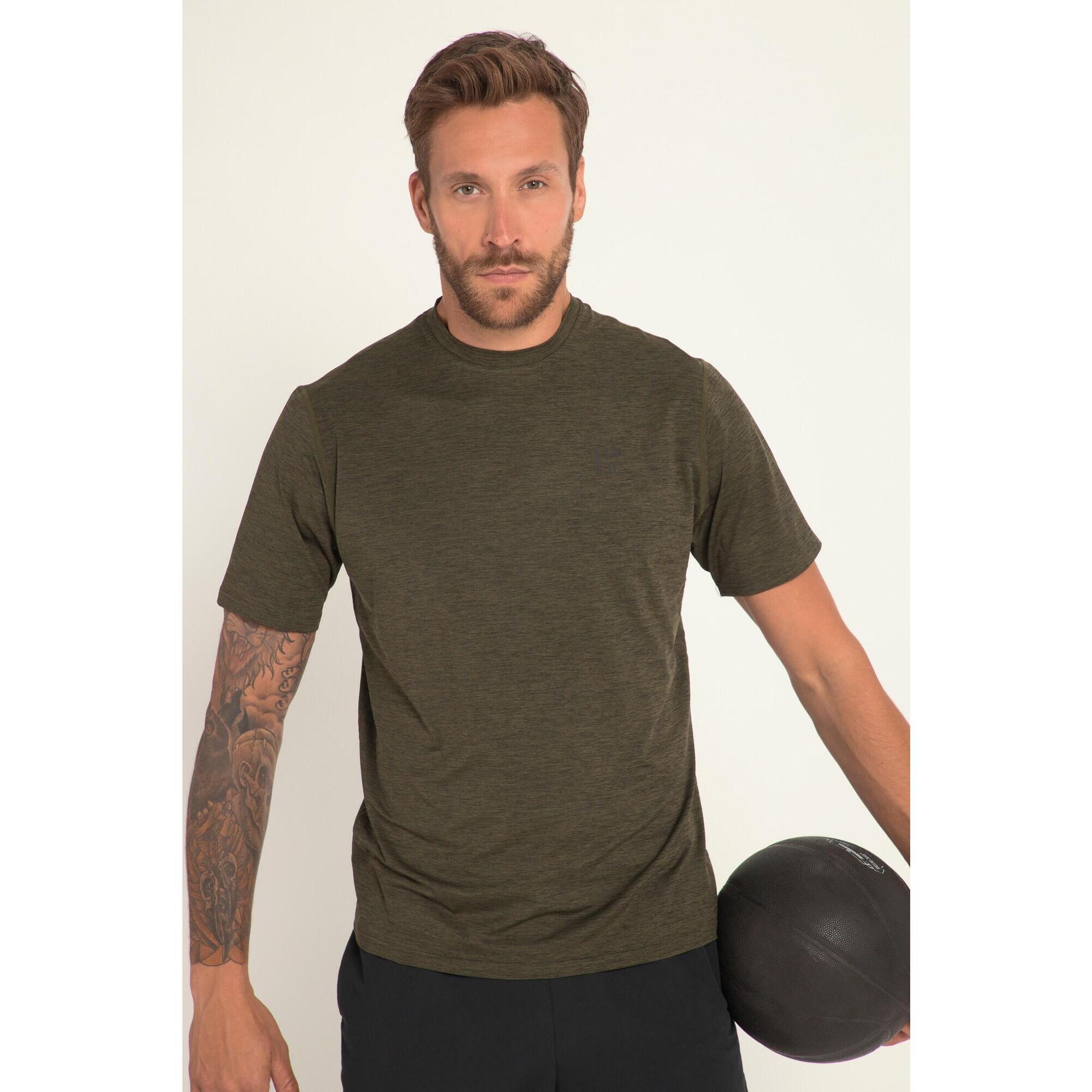 Męski T-shirt QuickDry Odzież fitness krótki rękaw