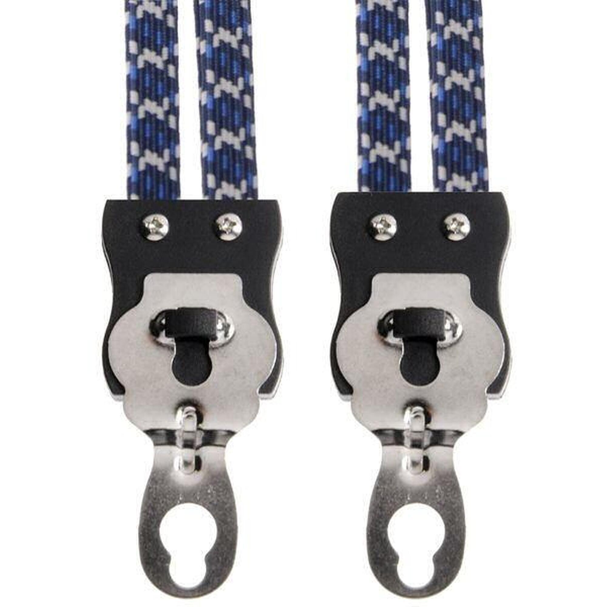 Zapięcie Trio Z 3 Krawatami - Granatowy/Biały