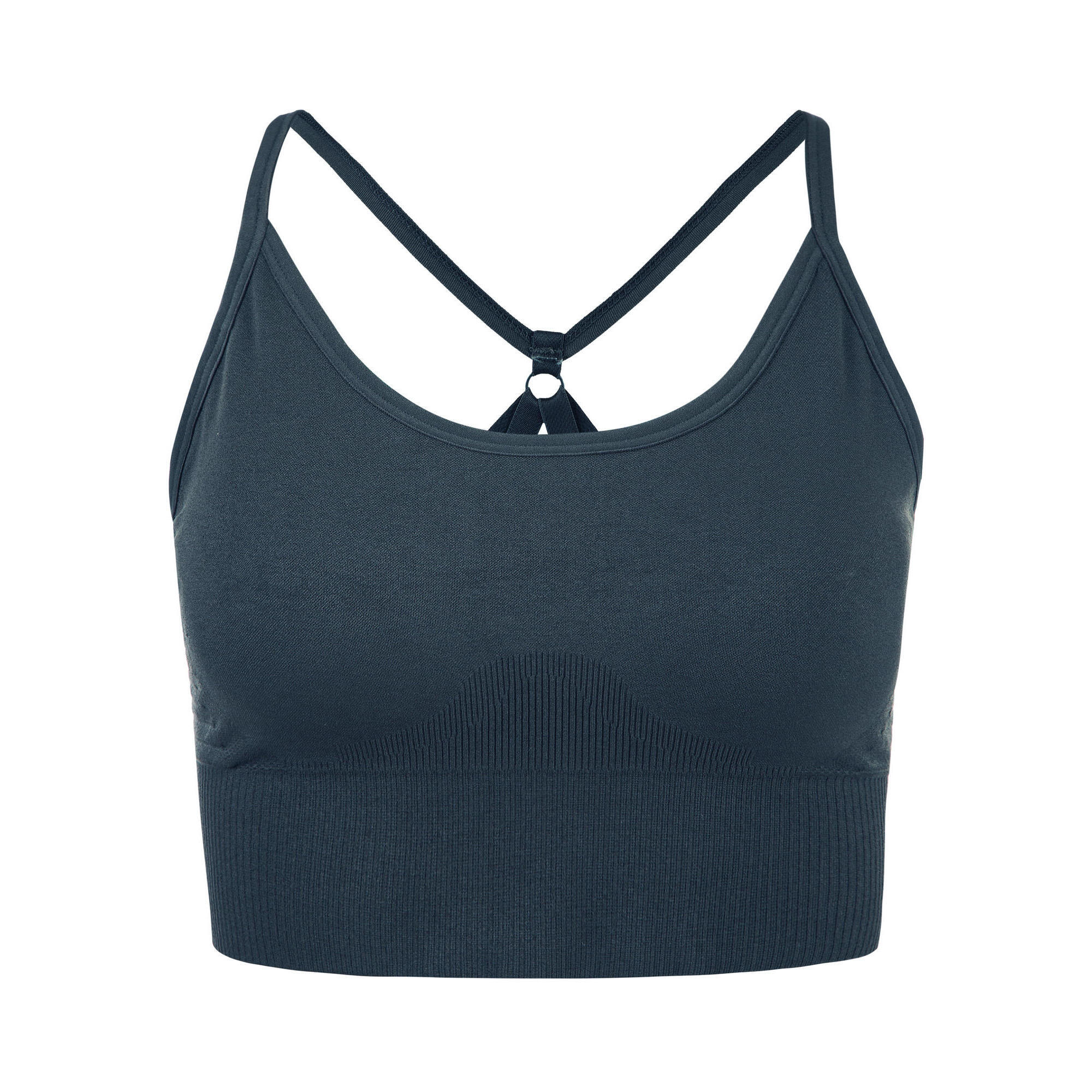 Stanik do jogi Athlecia Foan Seamless Bra - ciemny szafir - S/M