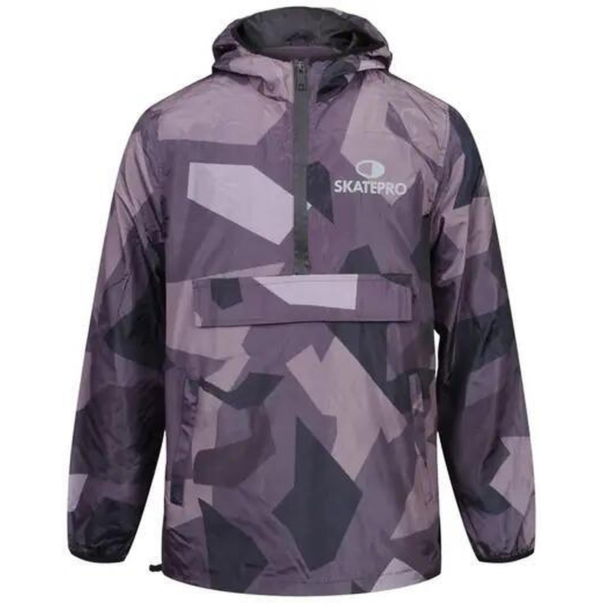 Odzież Outdoor unisex SkatePro Graphic Kurta Wiatrówka - S - Grey Camo