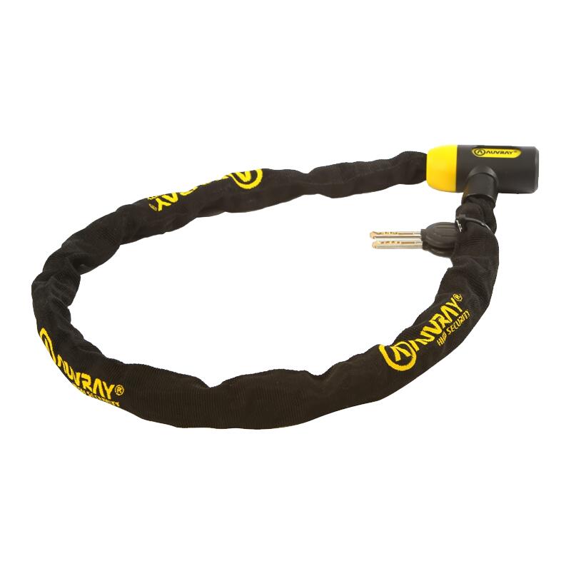 Dorosły zamek rowerowy Auvray Antivol zintegrowany zamek Czarny