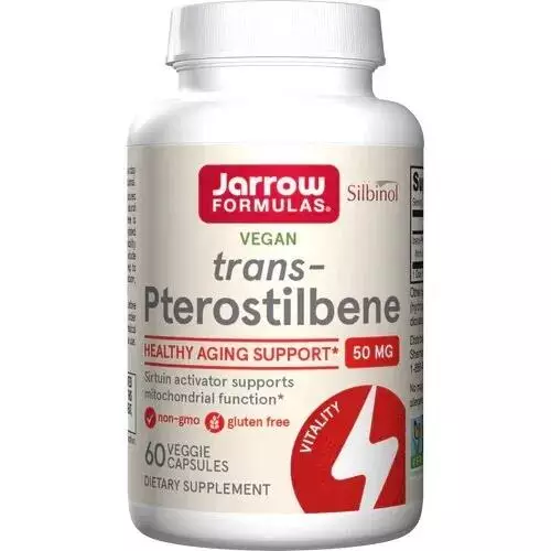 Trans-Pterostilbeny 50mg Jarrow Formulas 60 vkaps