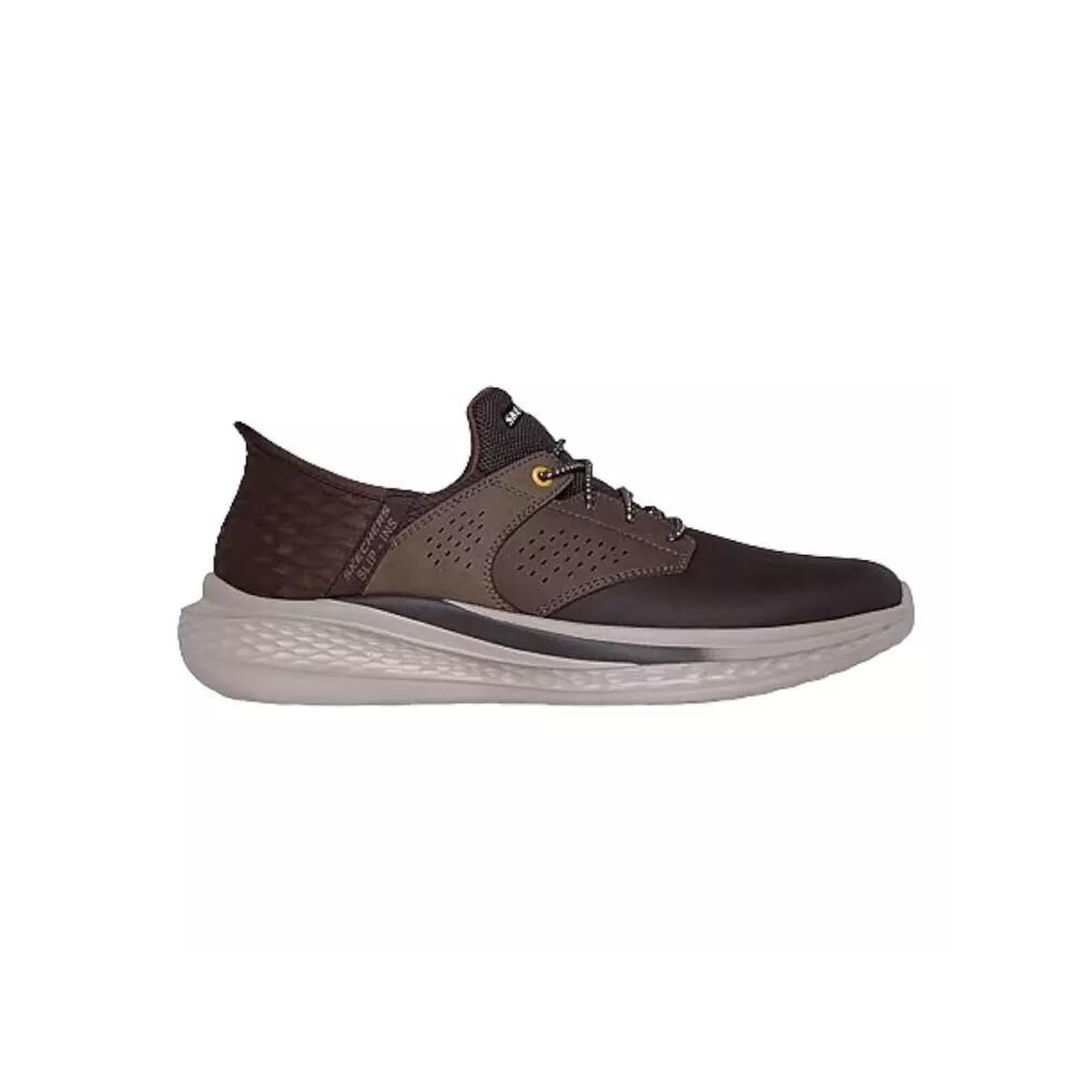 Buty SKECHERS SLADE - MACKLIN Brązowy