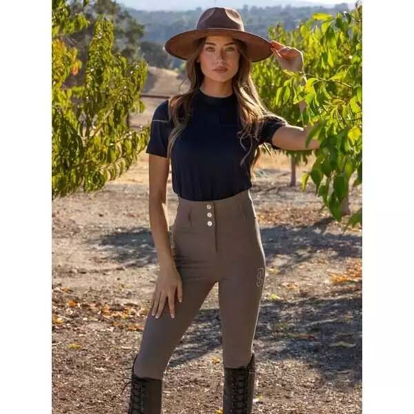 Spodnie jeździeckie z pełnymGrip dla kobiet PS of Sweden Charlotte