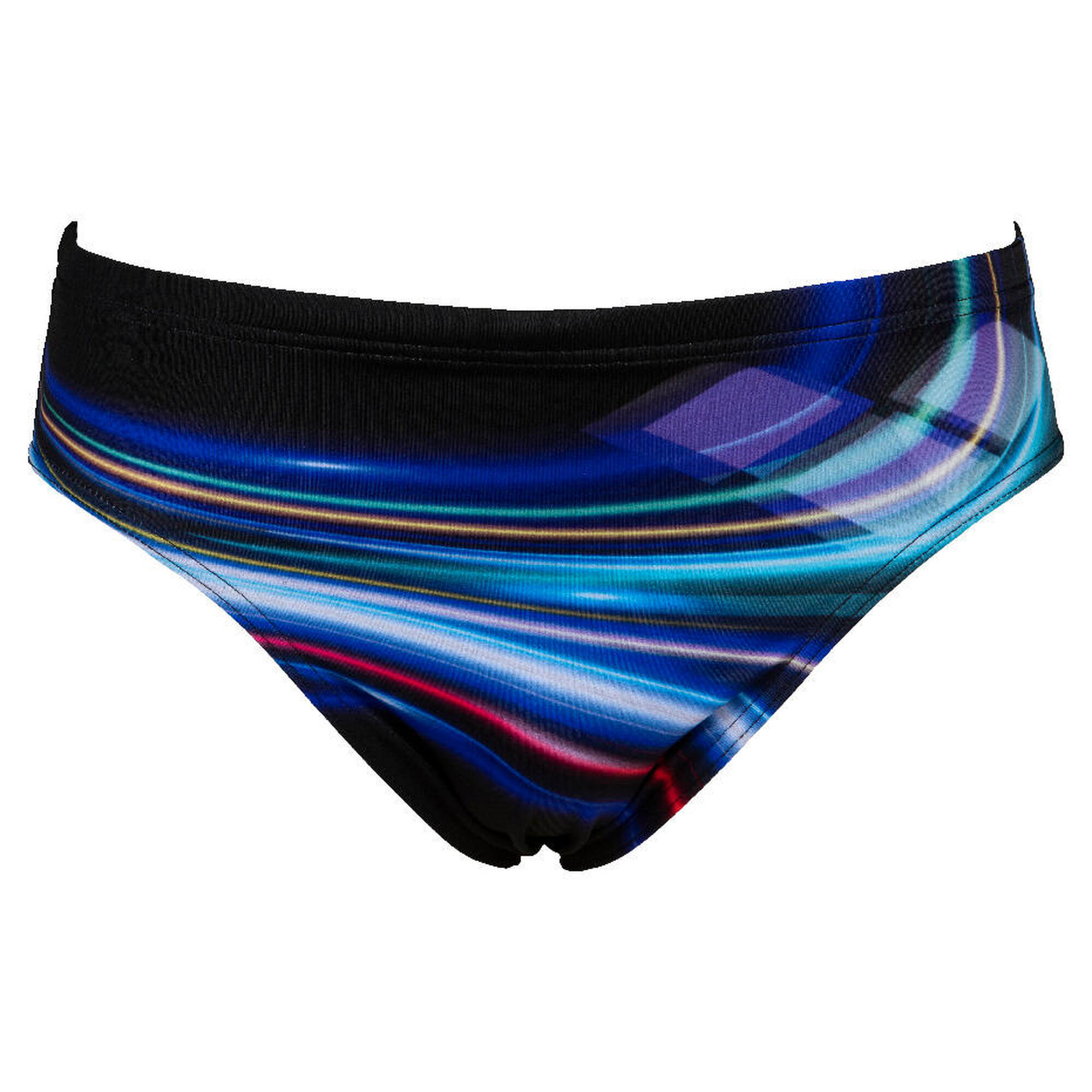 Kąpielówki slipy męskie na basen Arena Flashing Lights Brief