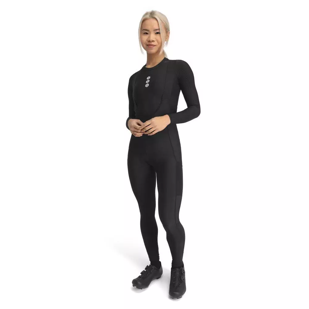 Damskie termiczne długie spodnie rowerowe gravel Kolarstwo Siroko Delta