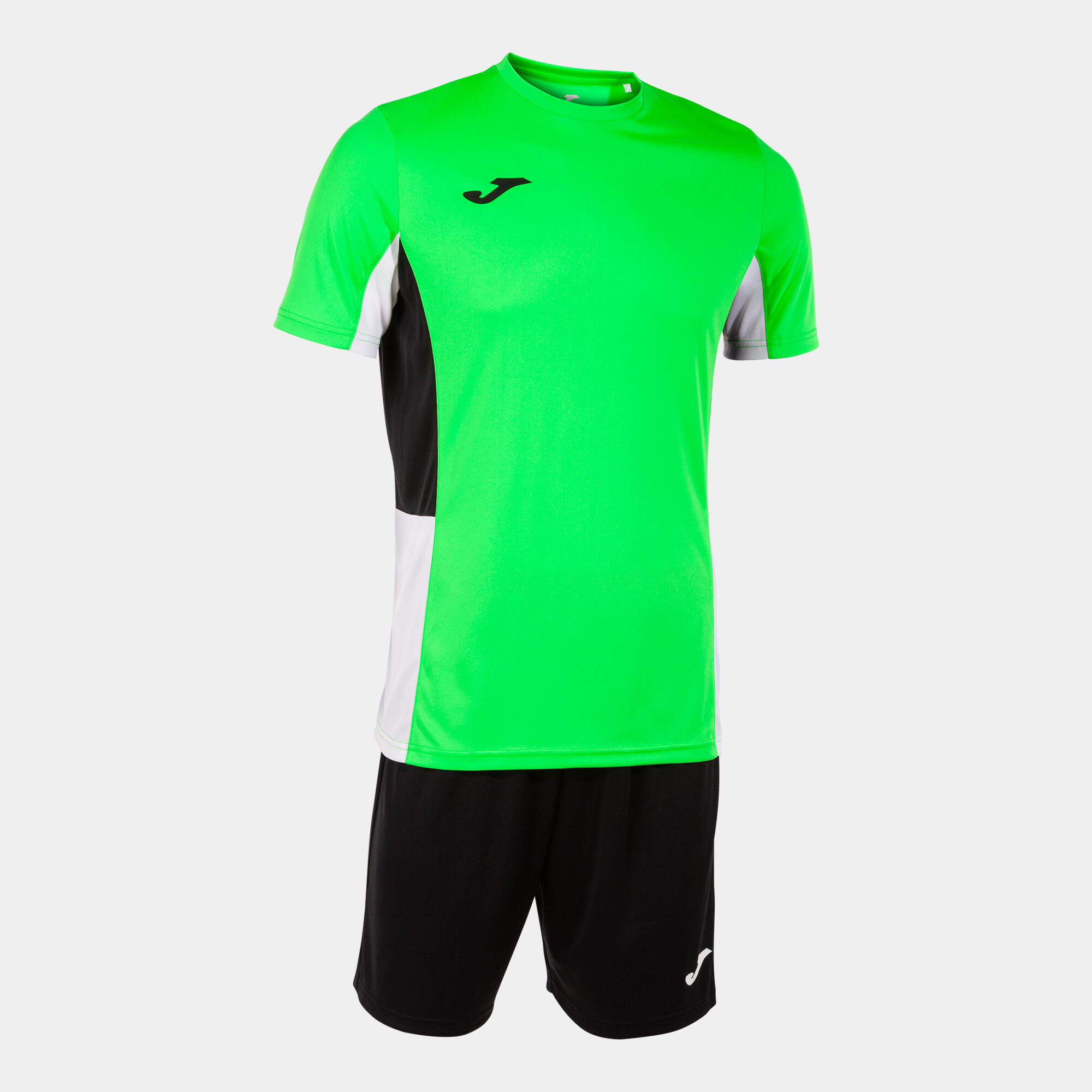 Zestaw Sportowy Joma Danubio II Fluorescencyjna Zielen i Czerń