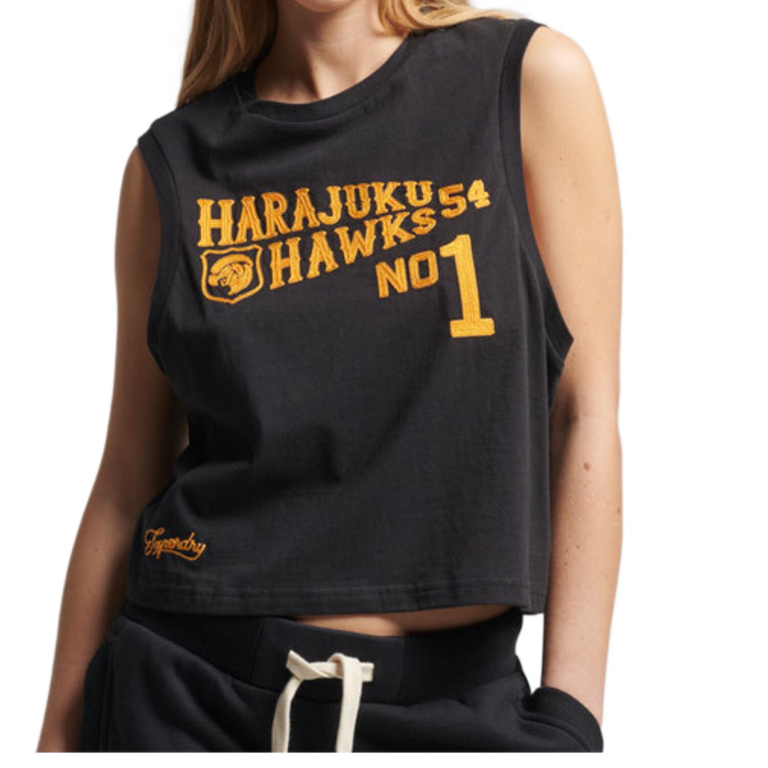 Koszulka turystyczna damska Superdry Vintage Collegiate Tank