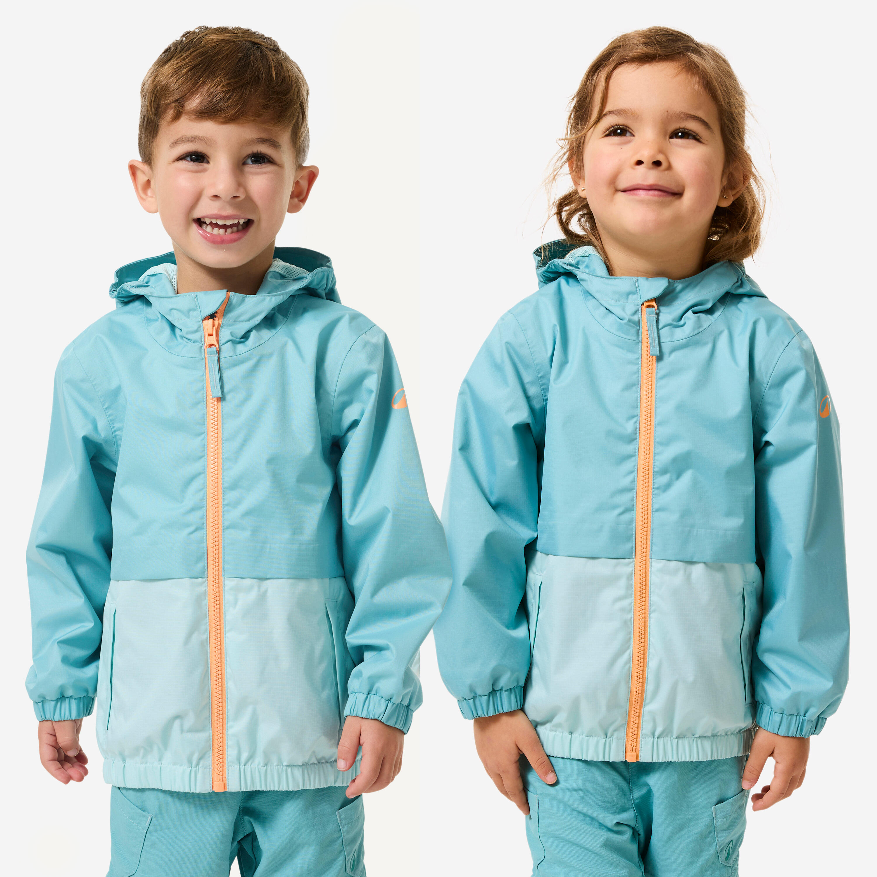 Kurtka turystyczna dla dzieci Quechua MH500 wodoodporna