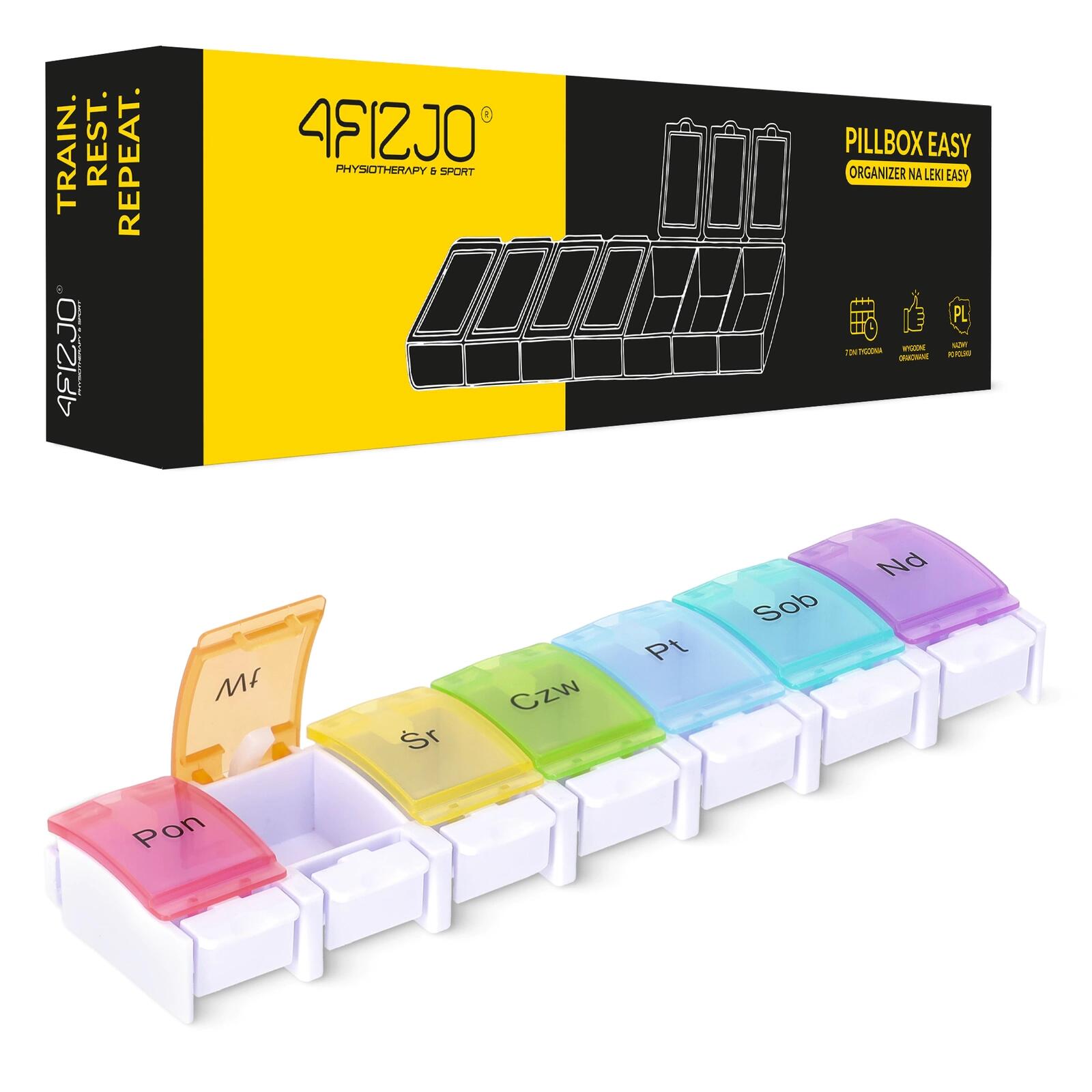 Tygodniowy organizer na leki 4FIZJO EASY
